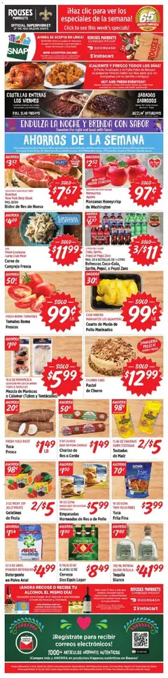 Preview of Rouses weekly ads valid from 22.10.2025