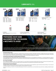 Preview of BMR - Agrizone - 2026 Farm Supply Guide from shop BMR valid from 09.01.2026 | Page: 63 | Products: Oil