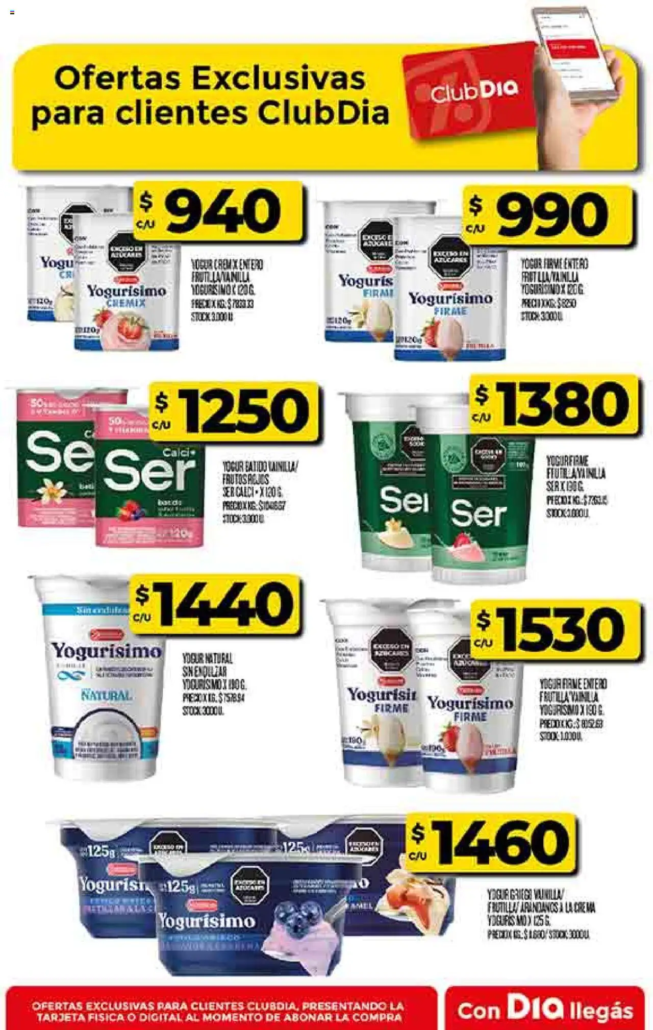 Supermercado DIA Ofertas - Salta y Jujuy │ válido desde el 20.08.2025 | Página: 36 | Productos: Frutilla, Yogur, Crema