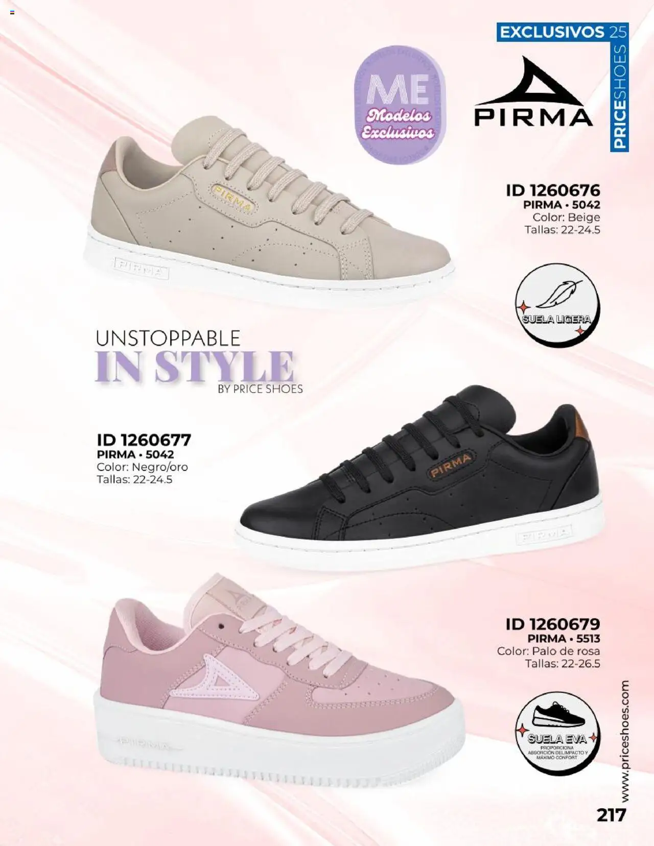 Nuevas ofertas de Price Shoes válidas en toda la República Mexicana desde el 19.10.2025. ¡Encuentra las mejores ofertas en Price Shoes catálogo Exclusivos 2025! | Página: 217