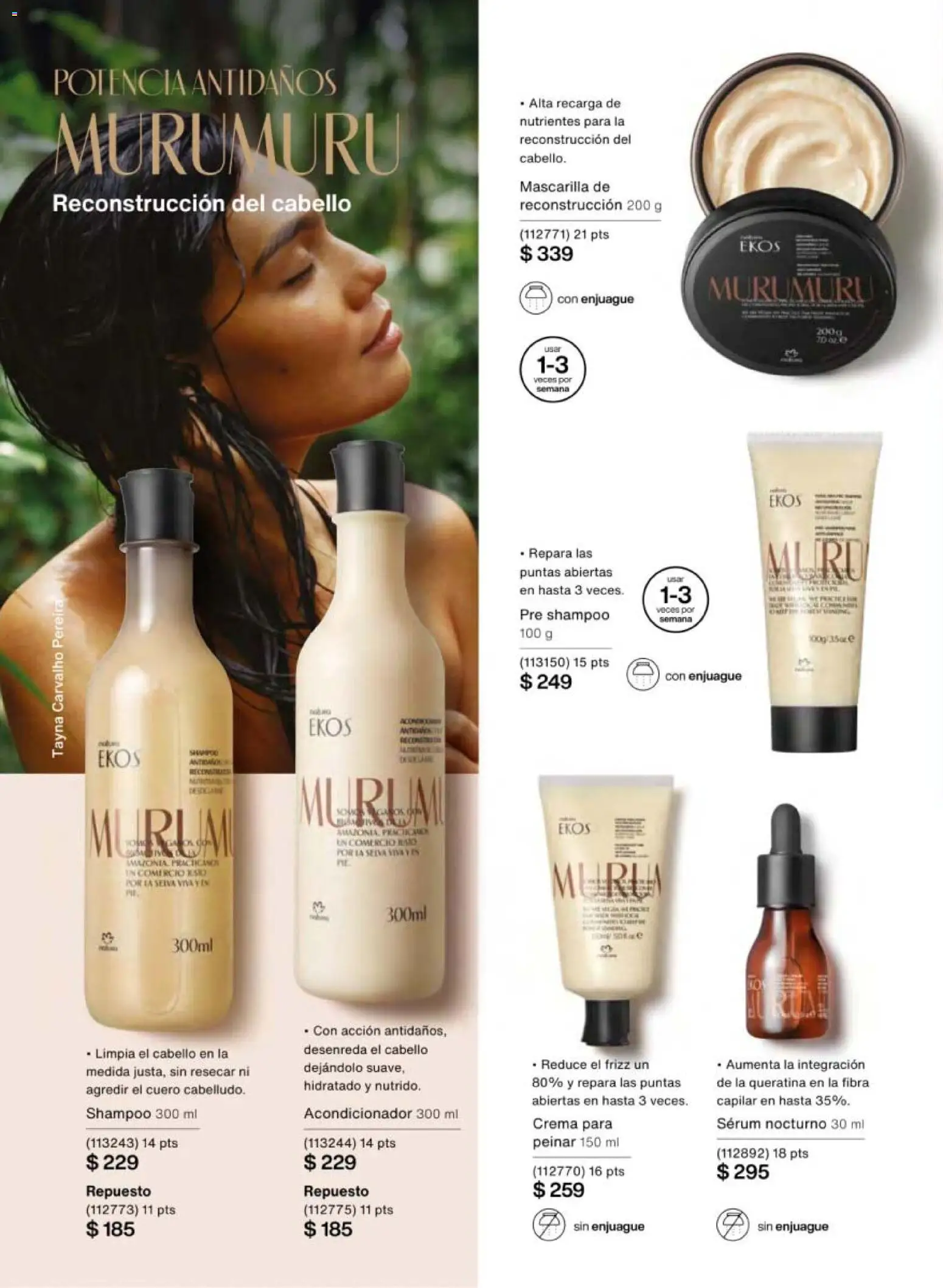 Nuevas ofertas de Natura válidas en toda la República Mexicana desde el 10.01.2026. ¡Encuentra las mejores ofertas en Natura campaña 2 2026! | Página: 164 | Productos: Serum, Crema, Mascarilla, Acondicionador