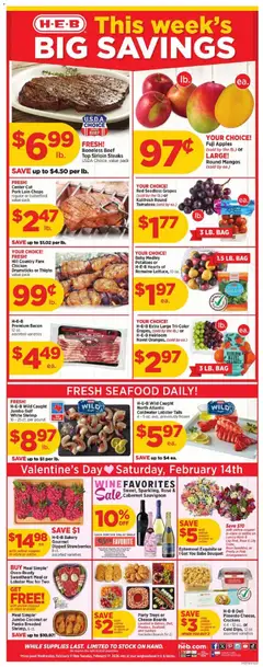 Preview of H-E-B weekly ads valid from 11.02.2026