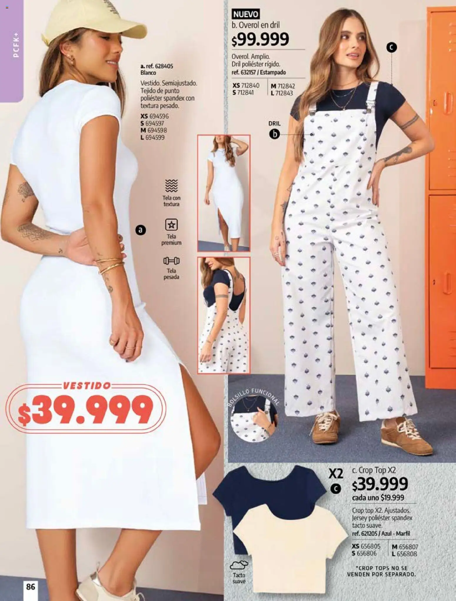 Pacifika revista - valida desde el 24.04.2026 | Página: 86 | Productos: Top, Vestido, Overol