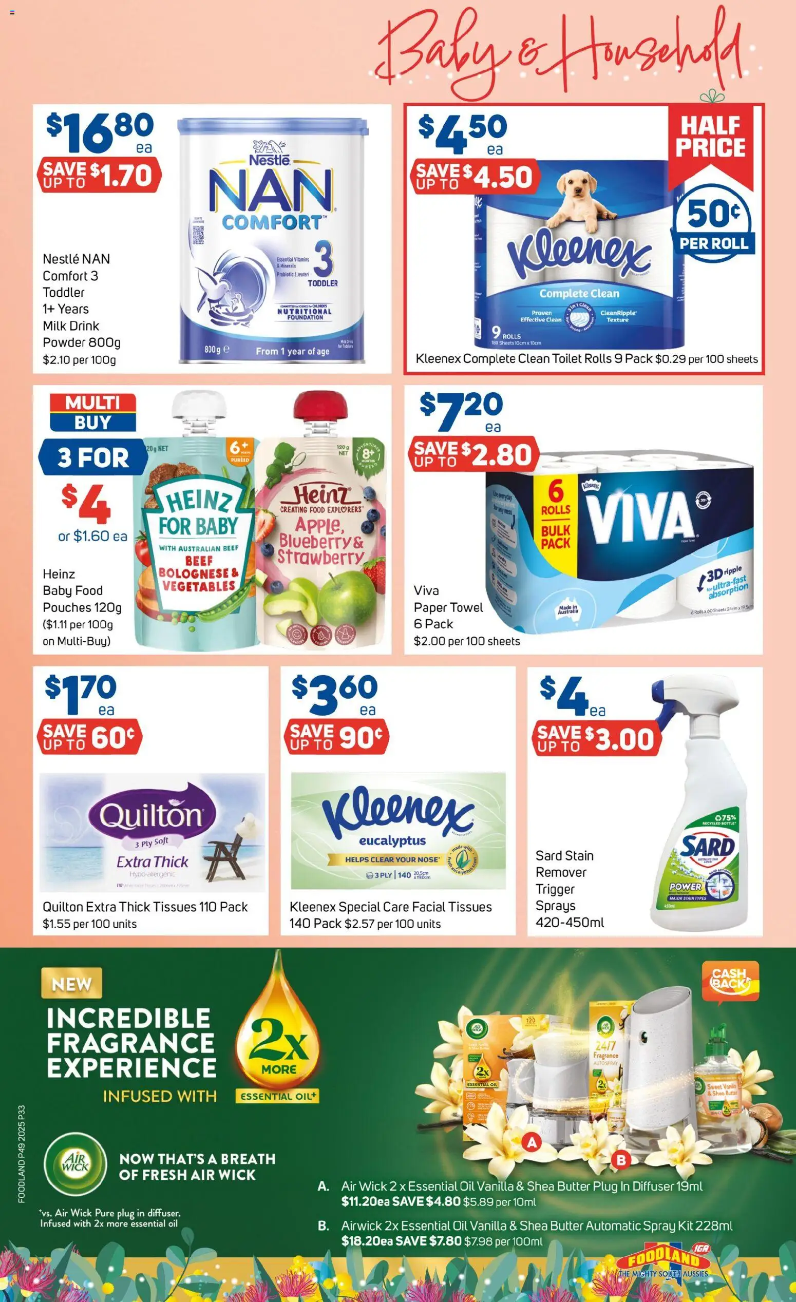 Foodland catalogue - valid from 03.12.2025 | Page: 33 | Products: Fragrance, Beef, Vegetables, Foundation