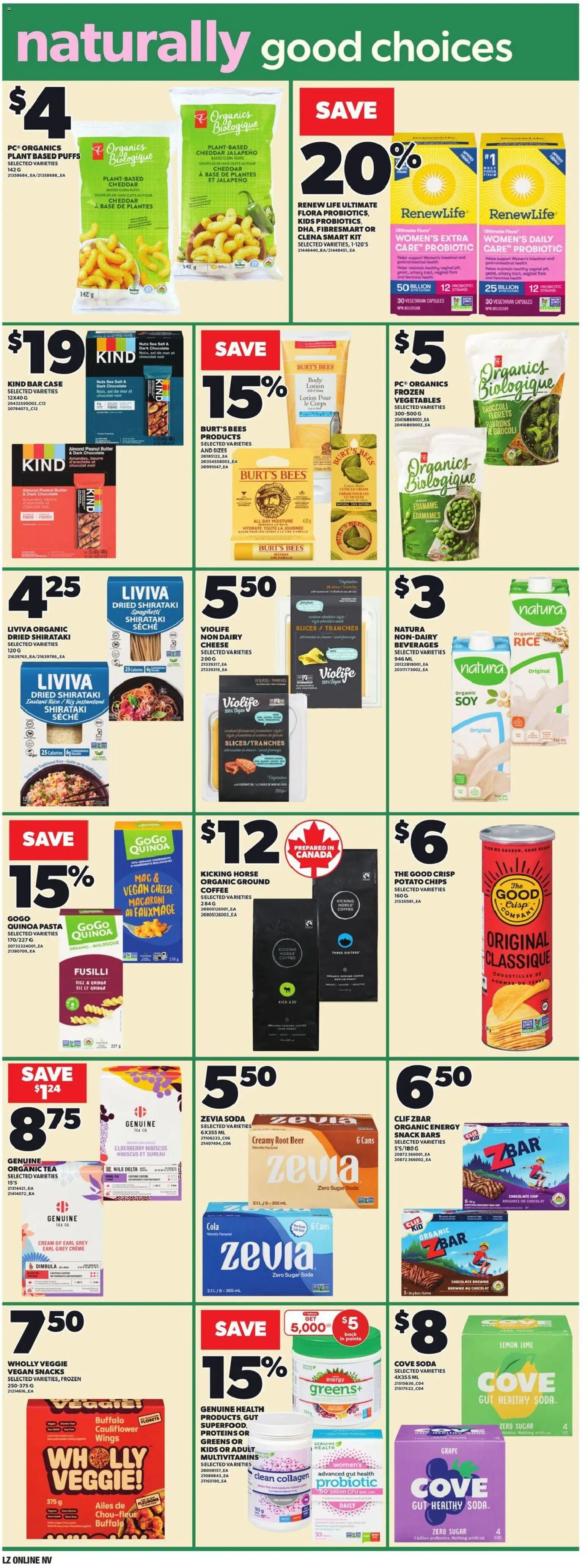 Loblaws flyer valid from 05.02.2026 | Page: 18 | Products: Rice, Nuts, Cream, Chocolate