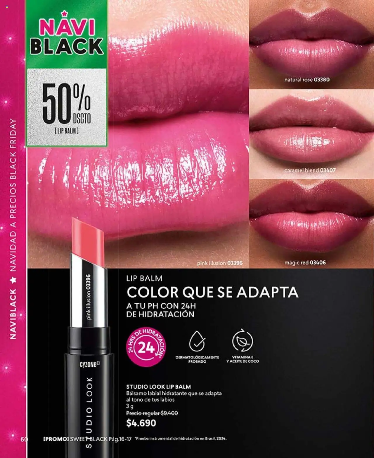 Catálogo CyZone Campaña 17 │ válido desde el 14.10.2025 | Página: 60 | Productos: Bálsamo, Labial, Aceite