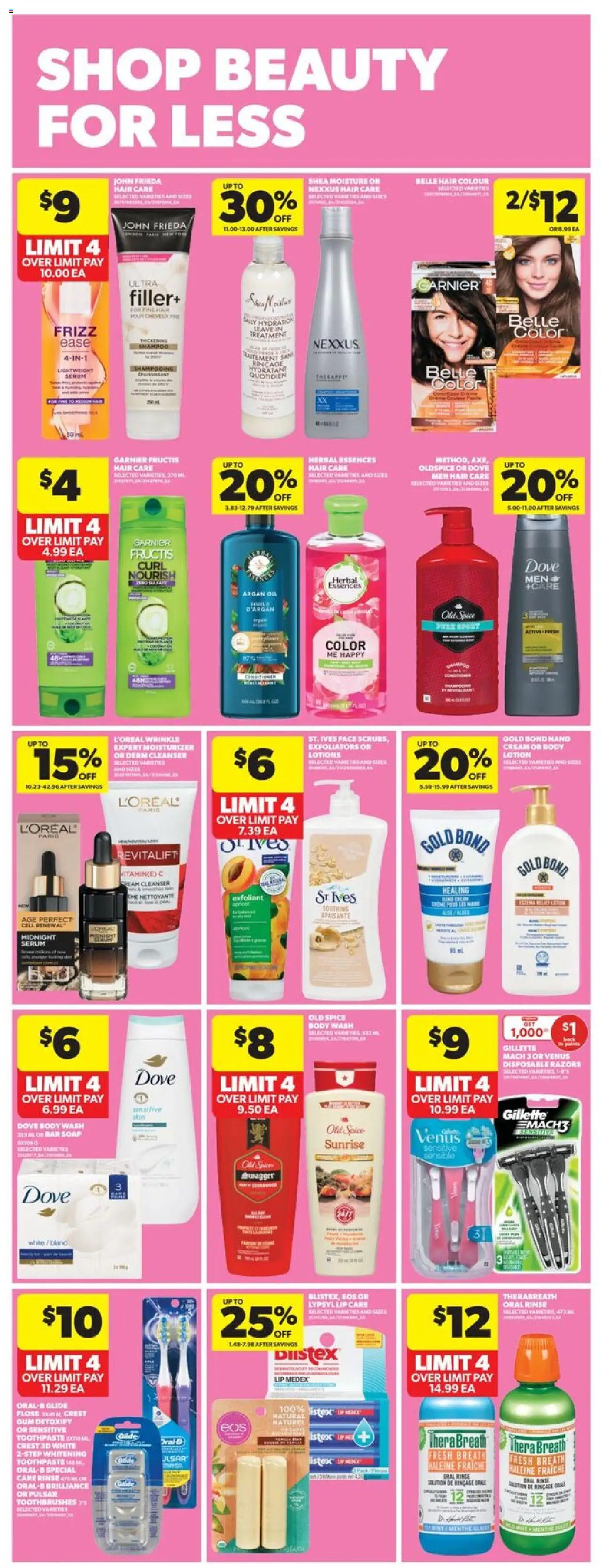Real Canadian Superstore flyer valid from 02.10.2025 | Page: 26 | Products: Cream, Soap, Toothpaste, Oil