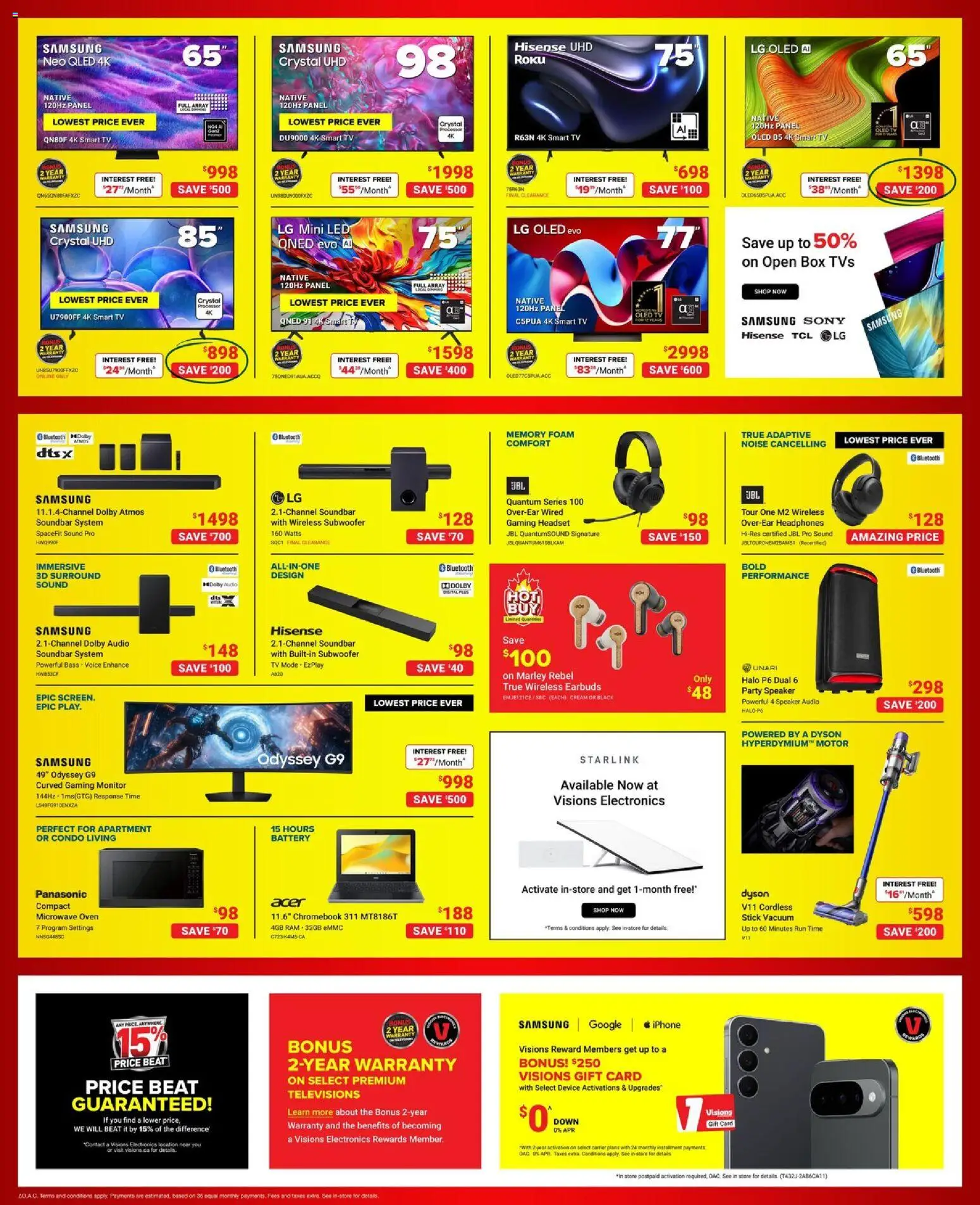Visions flyer valid from 17.04.2026 | Page: 2 | Products: Tv, Audio, Oven, Microwave oven