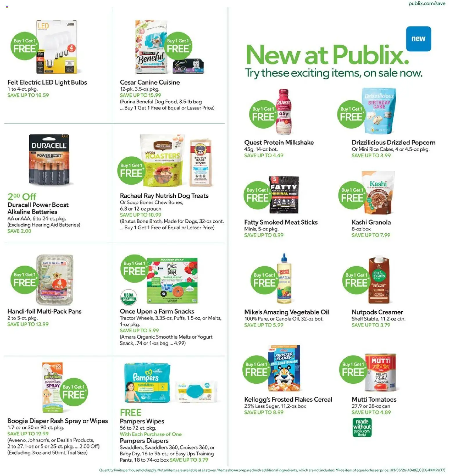 Publix Weekly Ad - valid from 04.03.2026 | Page: 17 | Products: Box, Dog Treats, Rice, Sugar