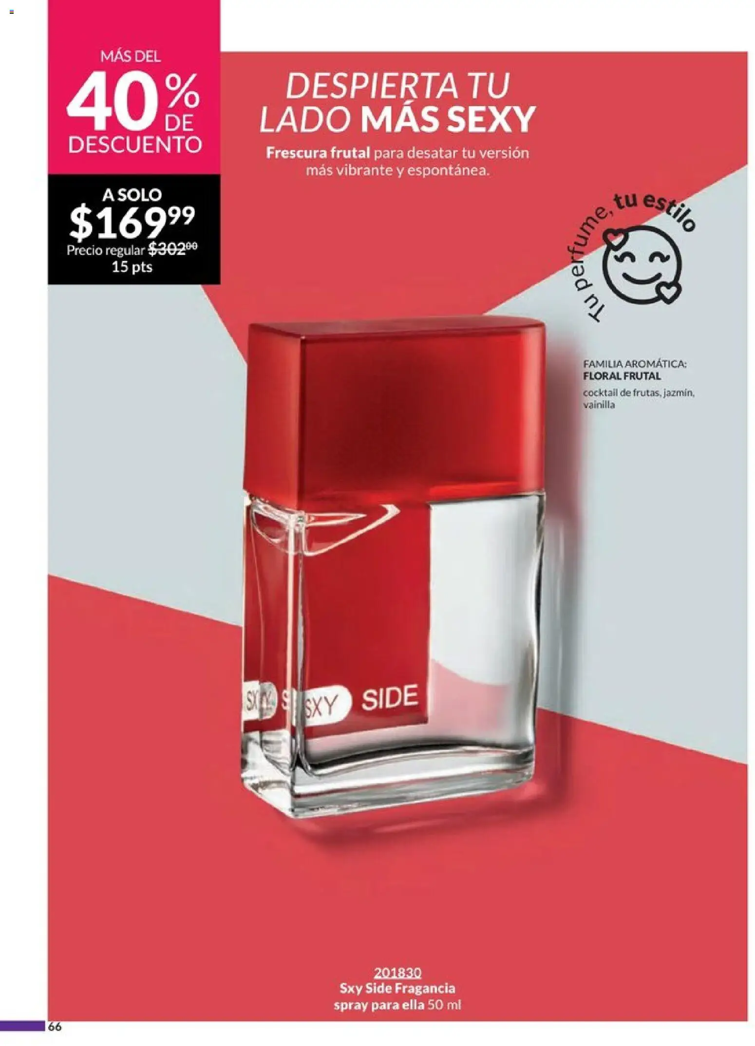 Nuevas ofertas de AVON válidas en toda la República Mexicana desde el 20.12.2025. ¡Encuentra las mejores ofertas en AVON campaña 1 2026! | Página: 72 | Productos: Perfume, Fragancia