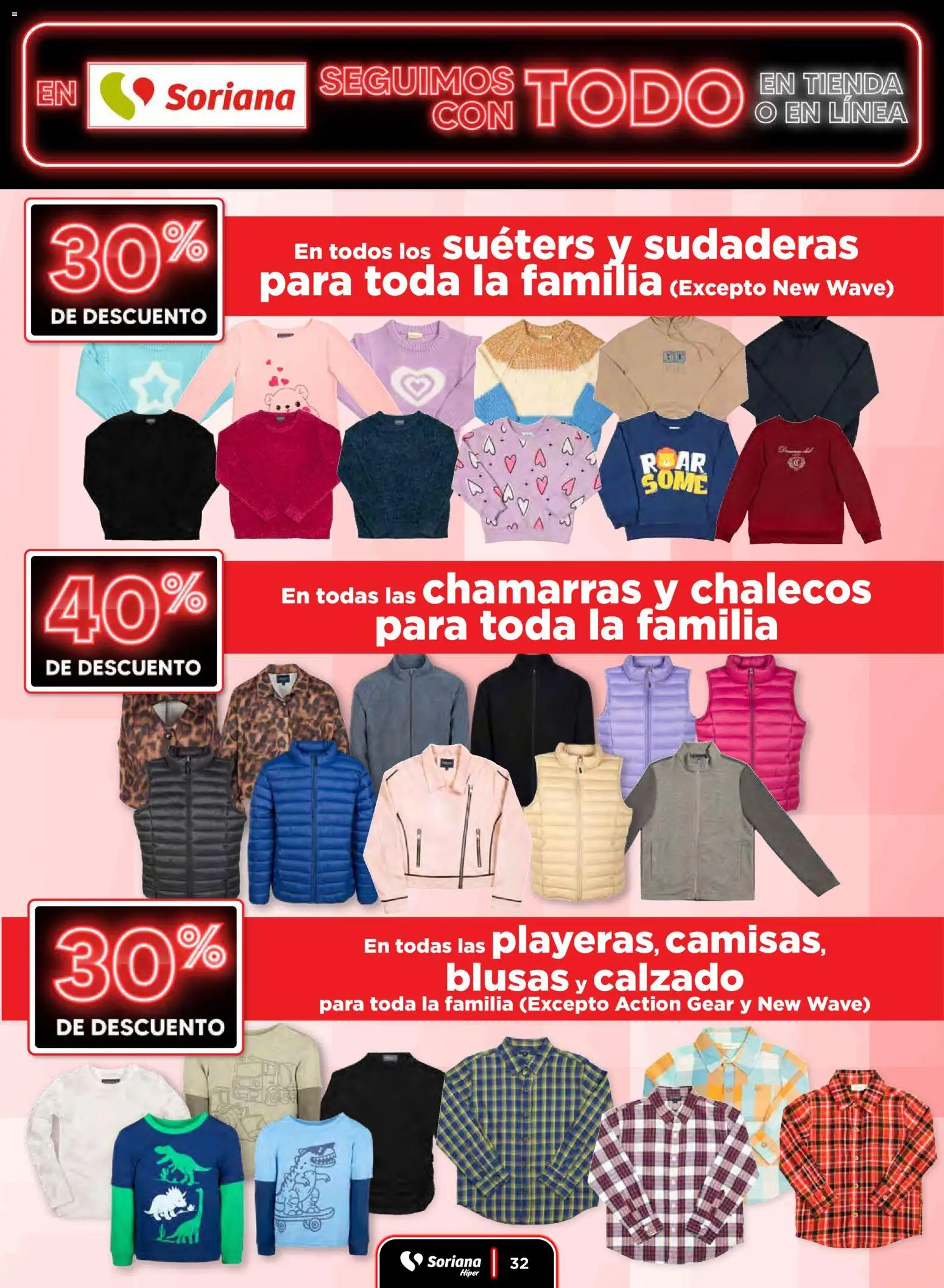 Nuevas ofertas de Soriana válidas en toda la República Mexicana desde el 19.11.2025. ¡Encuentra las mejores ofertas en Soriana - Seguimos con todo Híper Nacional! | Página: 32