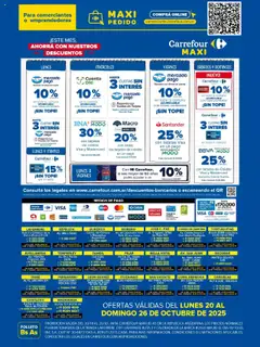 Vista previa Carrefour Maxi catálogo válido desde el 20.10.2025 | Página: 25 | Productos: Banco