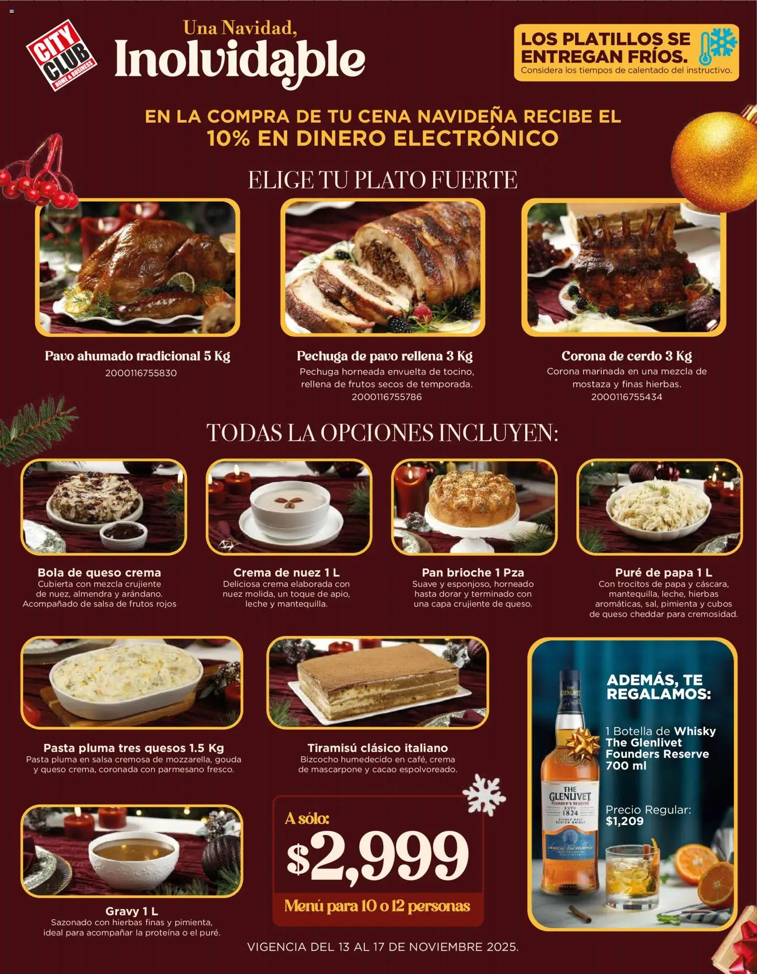 Nuevas ofertas de City Club válidas en toda la República Mexicana desde el 12.11.2025. ¡Encuentra las mejores ofertas en City Club Buen Fin! | Página: 43 | Productos: Queso crema, Pan, Almendra, Cacao
