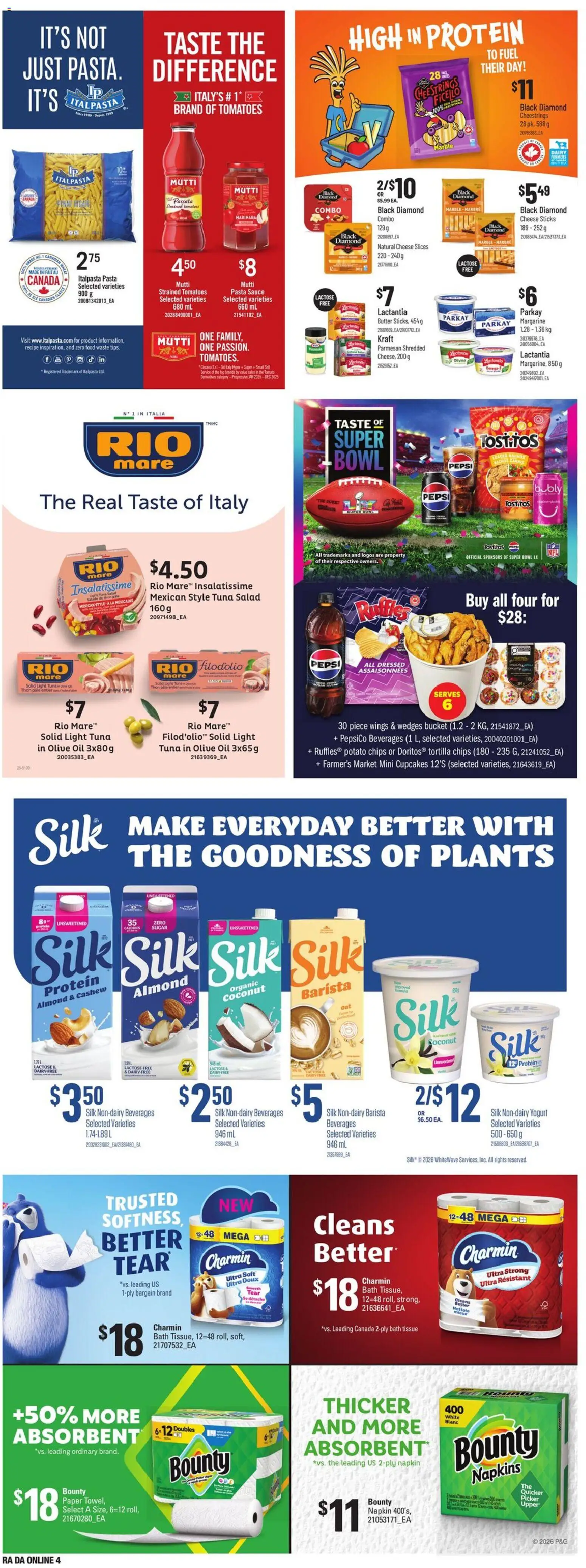 Atlantic Superstore flyer valid from 15.01.2026 | Page: 22 | Products: Pasta, Chips, Butter, Oil