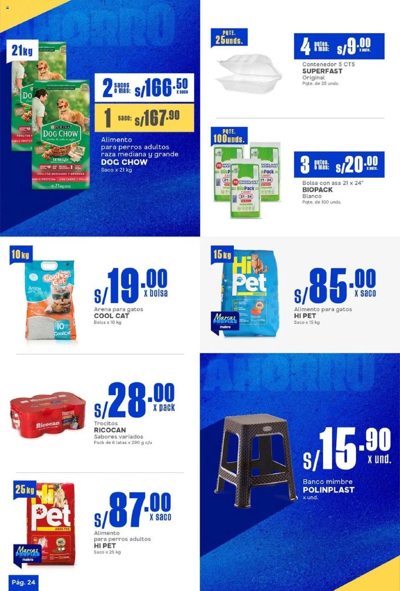 Catálogo Makro válido desde 25.09.2025 | Página: 24 | Productos: Saco, Bolsa