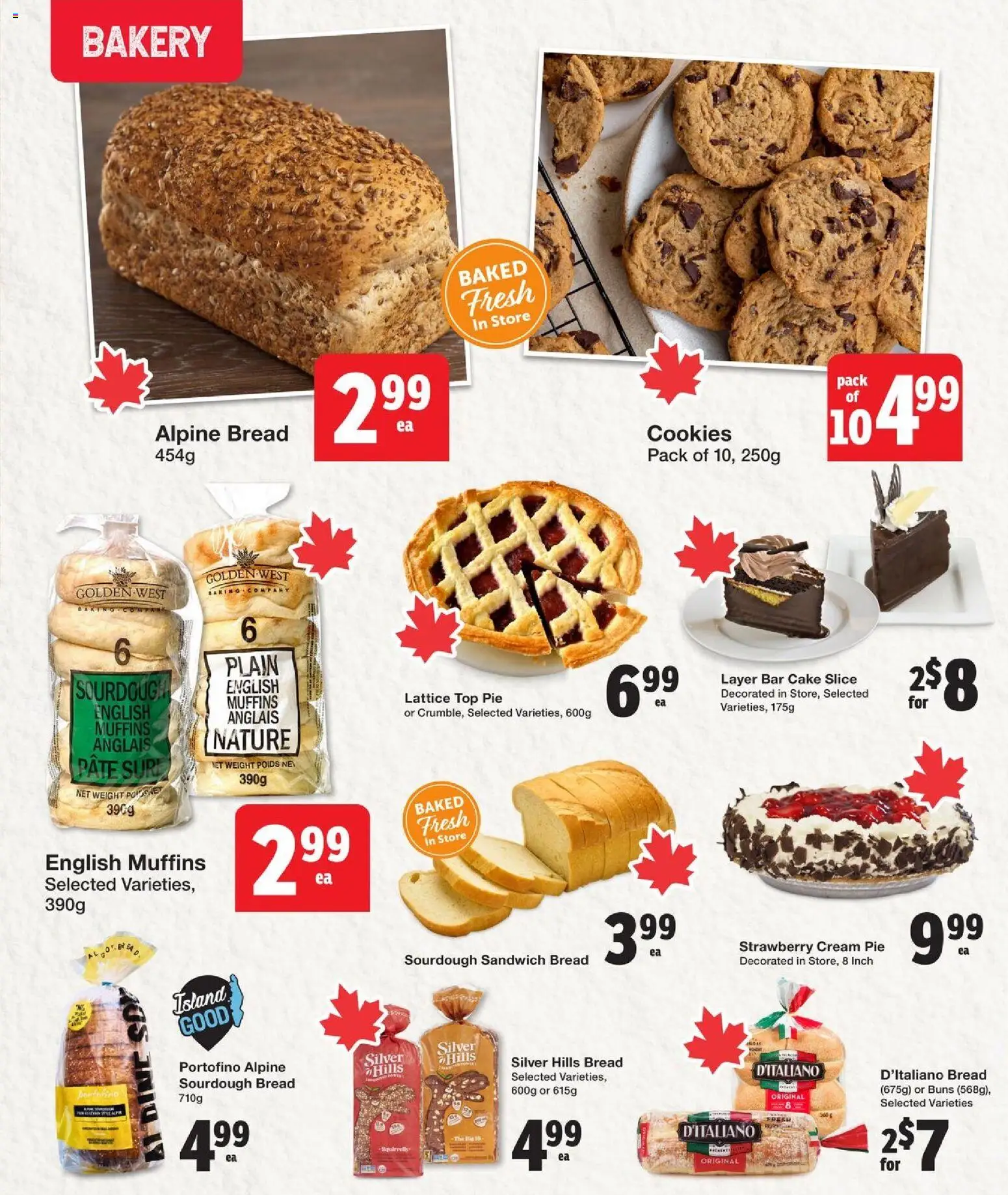 Quality Foods flyer valid from 12.02.2026 | Page: 7 | Products: Cream, Cookies, Bakery, Bread