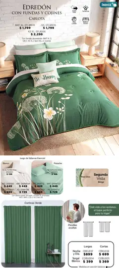 Vista previa de Colchas Concord Buen Fin, nuevo folleto de la tienda, válido en México a partir del 01.11.2025 | Página: 110 | Productos: Juego, Almohada, Sabanas, Cortinas