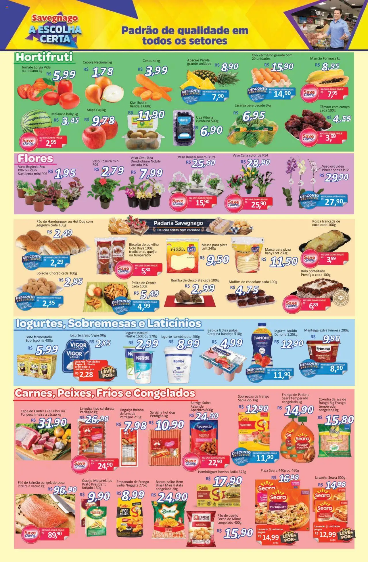 Savegnago Folheto - válido de 18.09.2025 | Página: 2 | Produtos: Manteiga, Bolacha, Lasanha, Batata