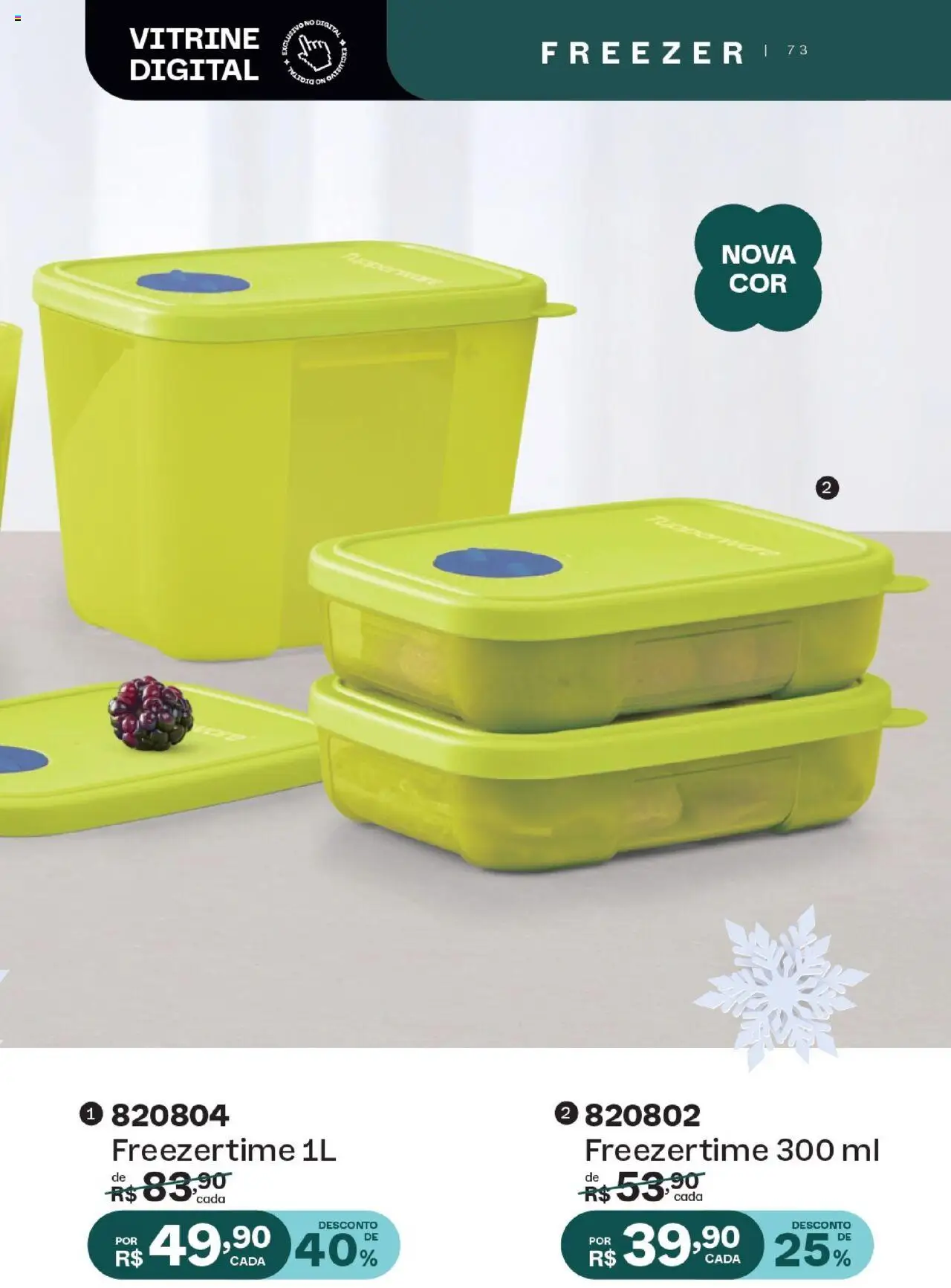 Tupperware Folheto - válido de 01.10.2025 | Página: 73 | Produtos: Freezer