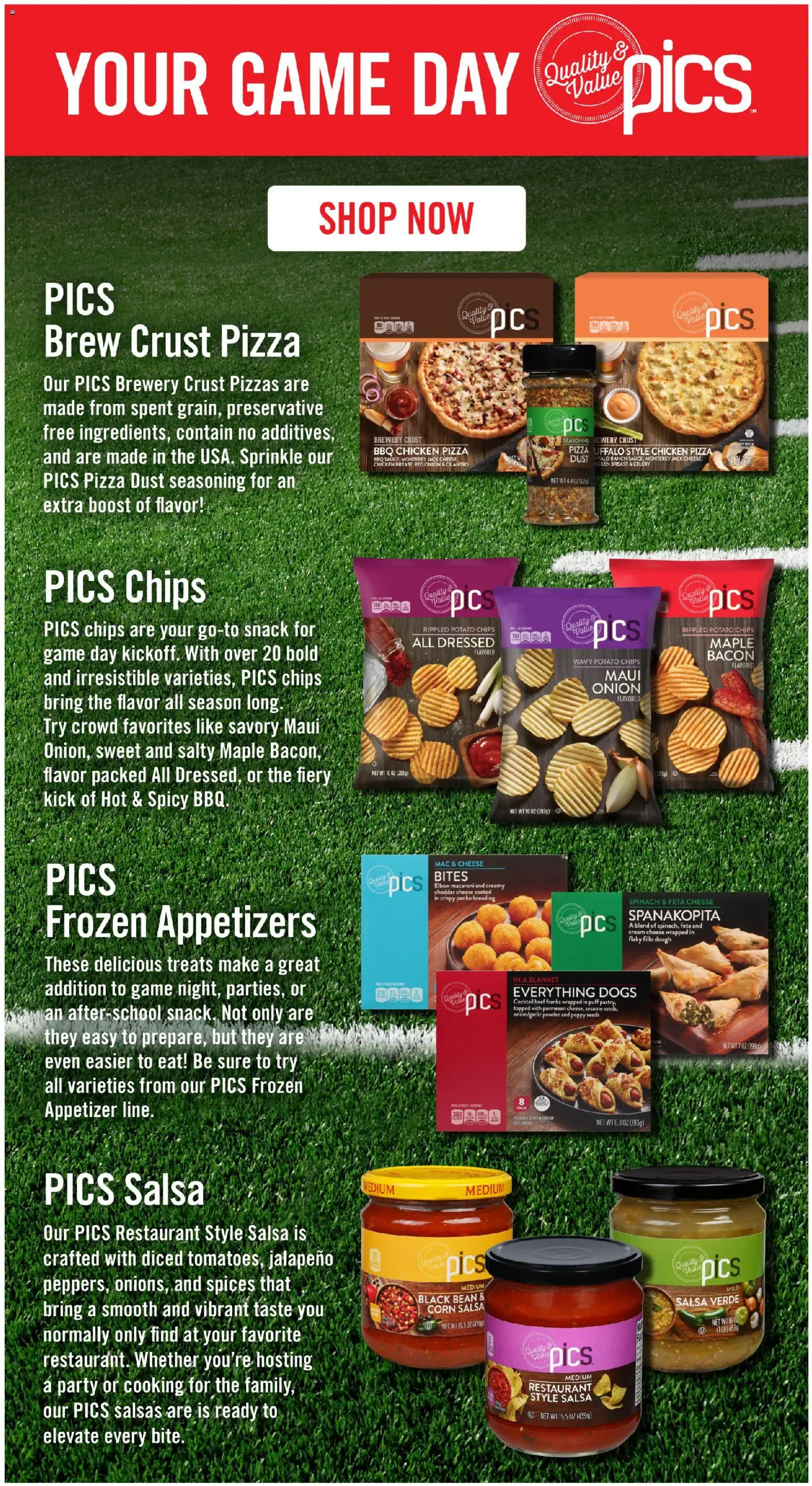 Price Chopper Ad - valid from 01.01.2026 | Page: 1 | Products: Corn, Cheese, Cream, Spices
