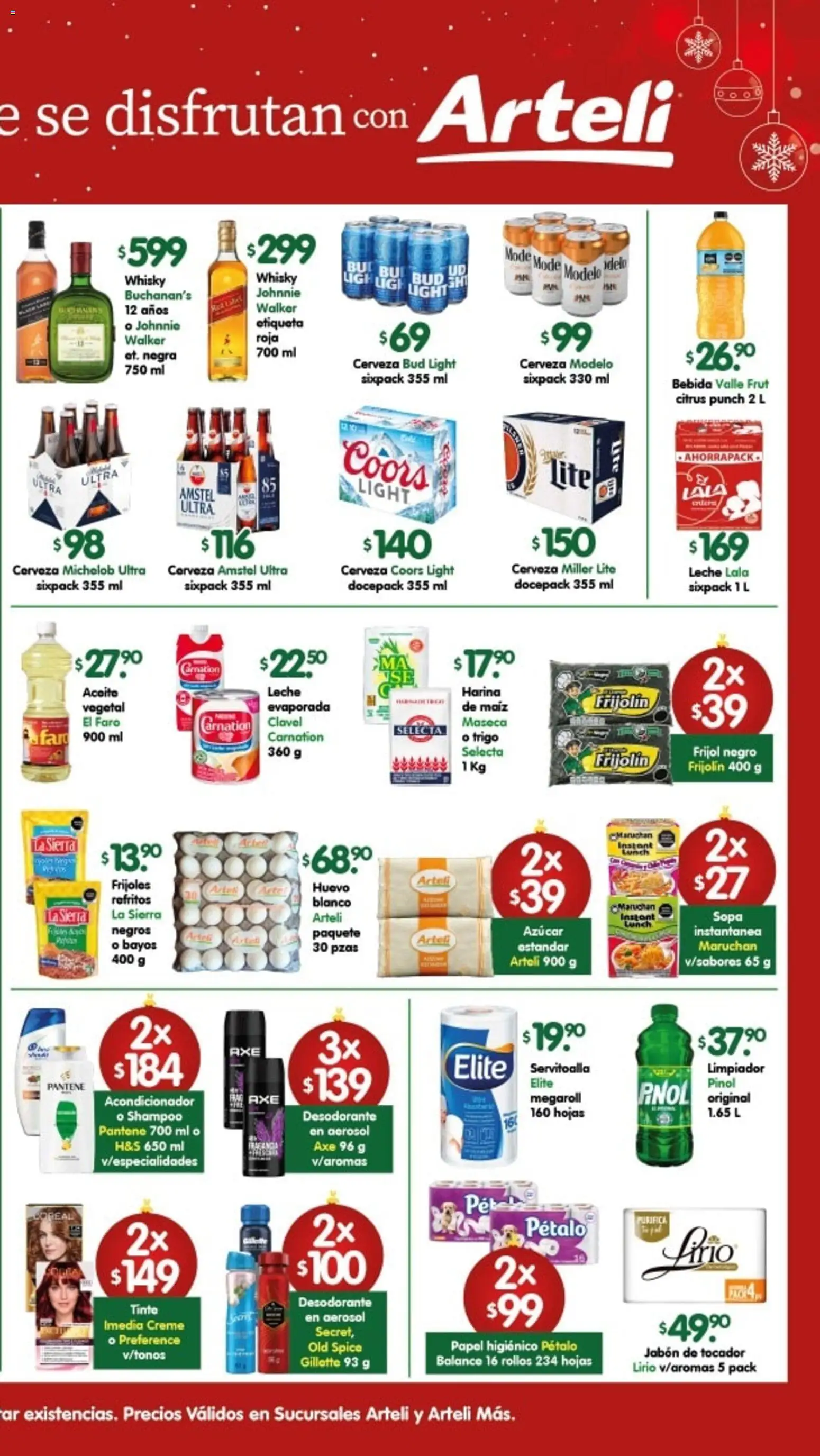Nuevas ofertas de Arteli válidas en toda la República Mexicana desde el 16.12.2025. ¡Encuentra las mejores ofertas en Arteli folleto! | Página: 2 | Productos: Maíz, Azúcar, Sopa, Limpiador