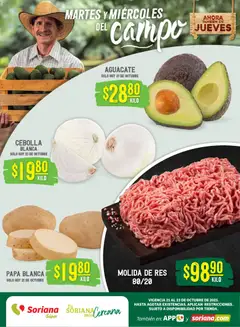 Vista previa de Soriana - Martes y Miércoles del Campo Súper: Juárez, nuevo folleto de la tienda, válido en México a partir del 21.10.2025