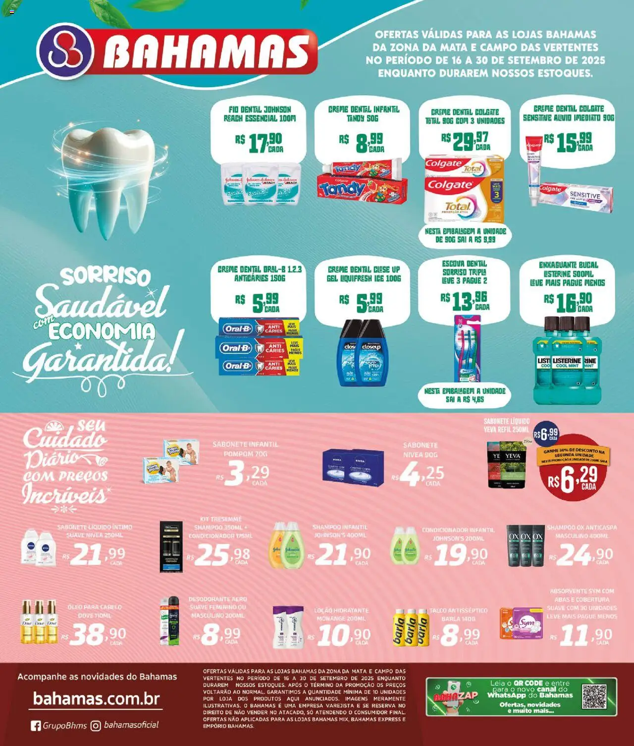 Bahamas Supermercados Folheto - válido de 16.09.2025 | Página: 1