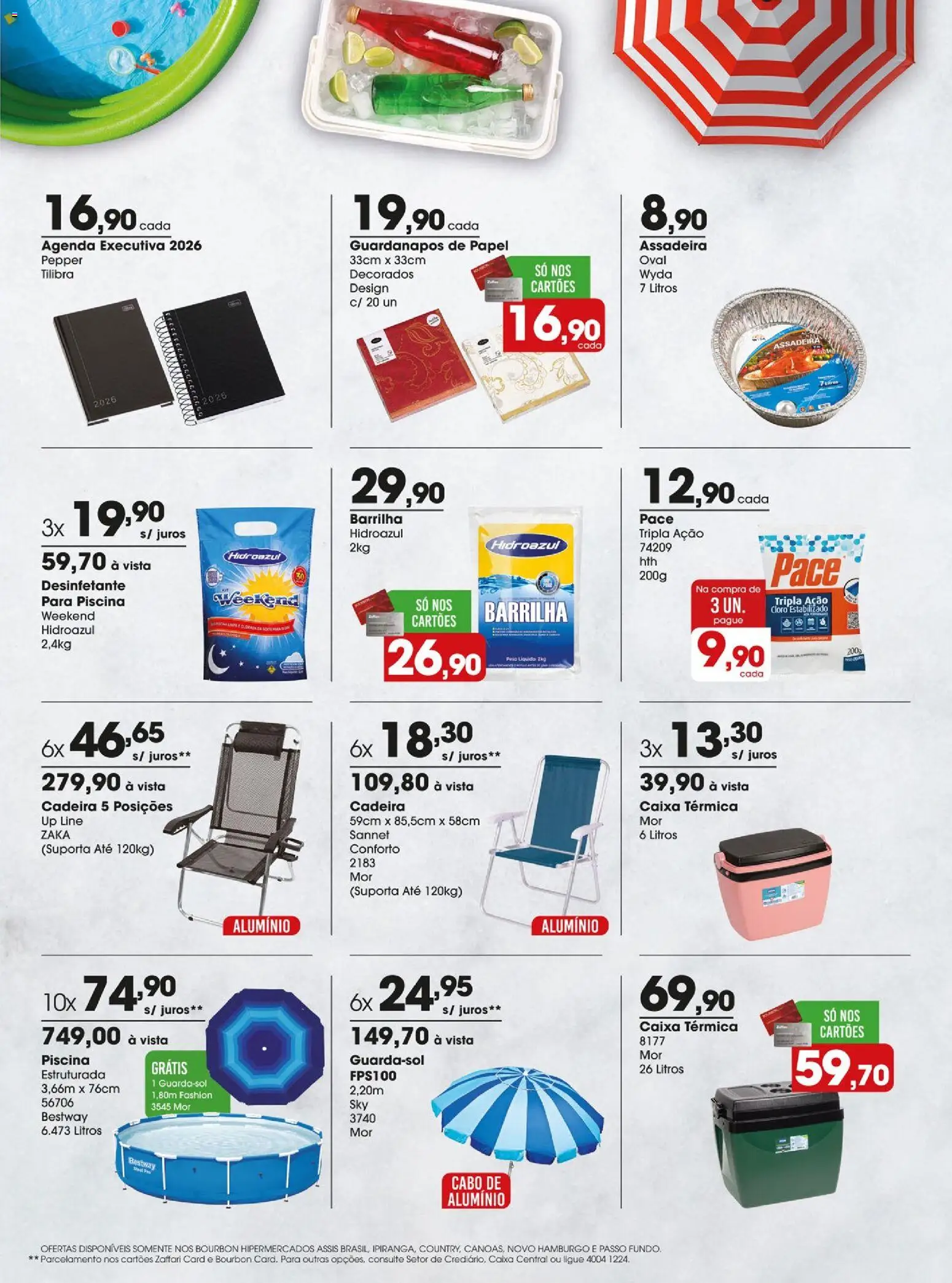 Zaffari Folheto - válido de 16.12.2025 | Página: 23 | Produtos: Caixa térmica, Caixa, Piscina, Desinfetante