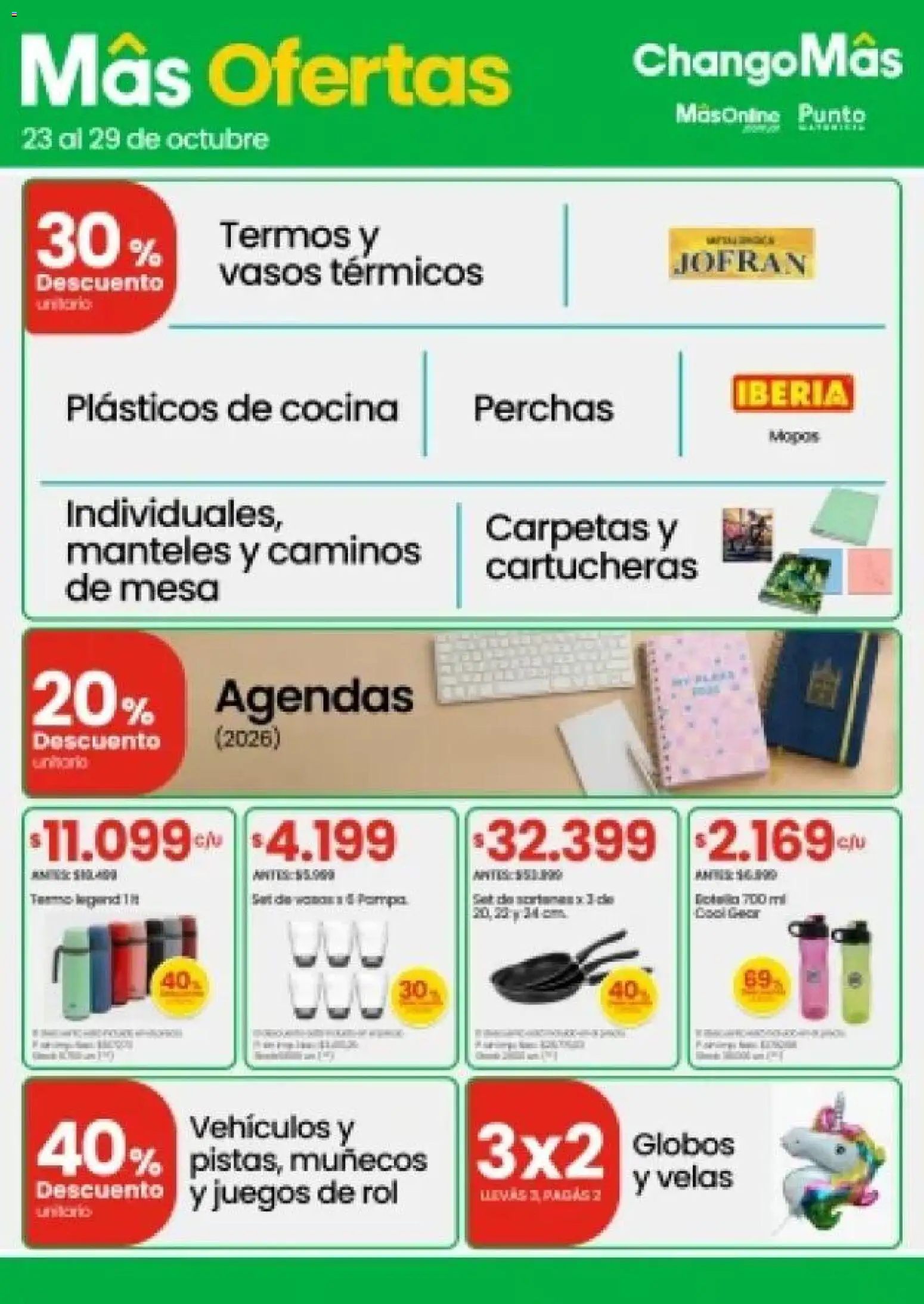 Changomas ofertas │ válido desde el 23.10.2025 | Página: 10 | Productos: Cocina, Mesa, Vasos