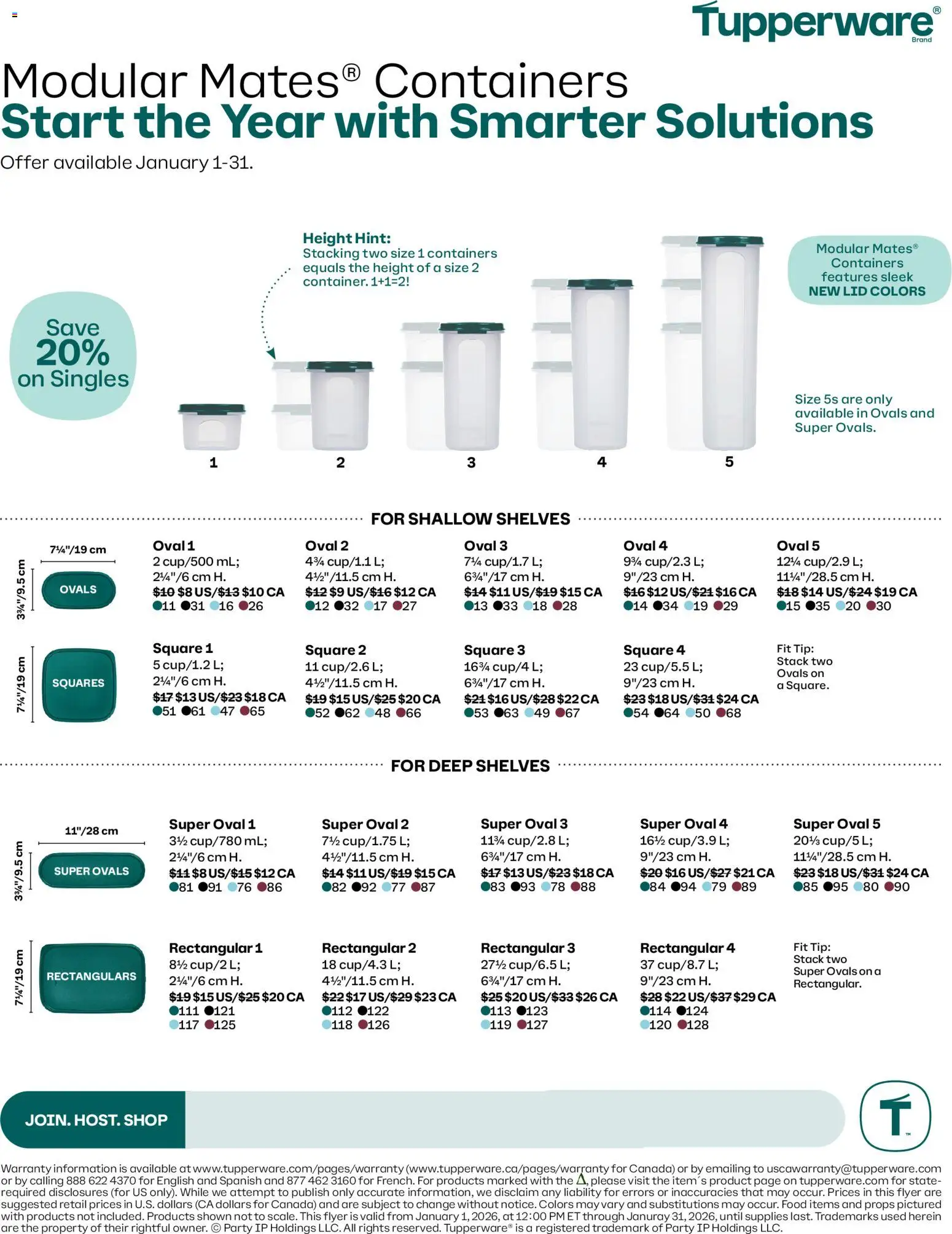 Tupperware flyer valid from 01.01.2026 | Page: 1