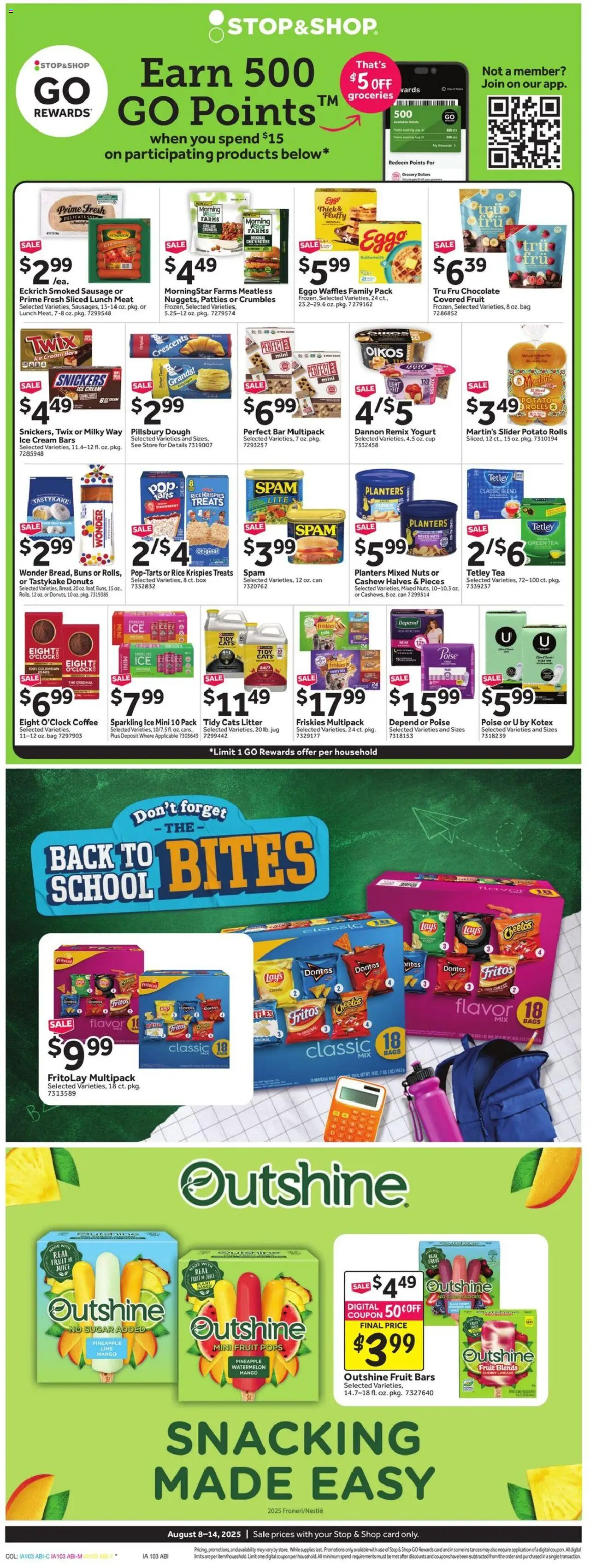 Stop & Shop Weekly Ad - valid from 08.08.2025 | Page: 10 | Products: Coffee, Rice, Sausage, Watermelon