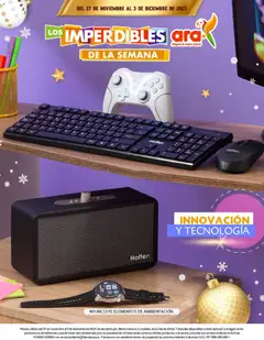 Ara - Imperdibles ara de la semana -  Vista previa de la revista de la tienda Ara valido desde el 27.11.2025