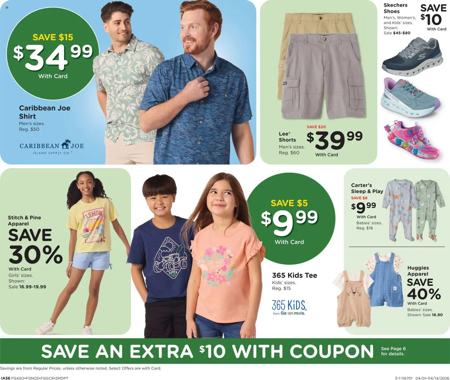 Fred Meyer Home & Apparel - valid from 01.04.2026 | Page: 9 | Products: Shirt, Shorts, Lemon