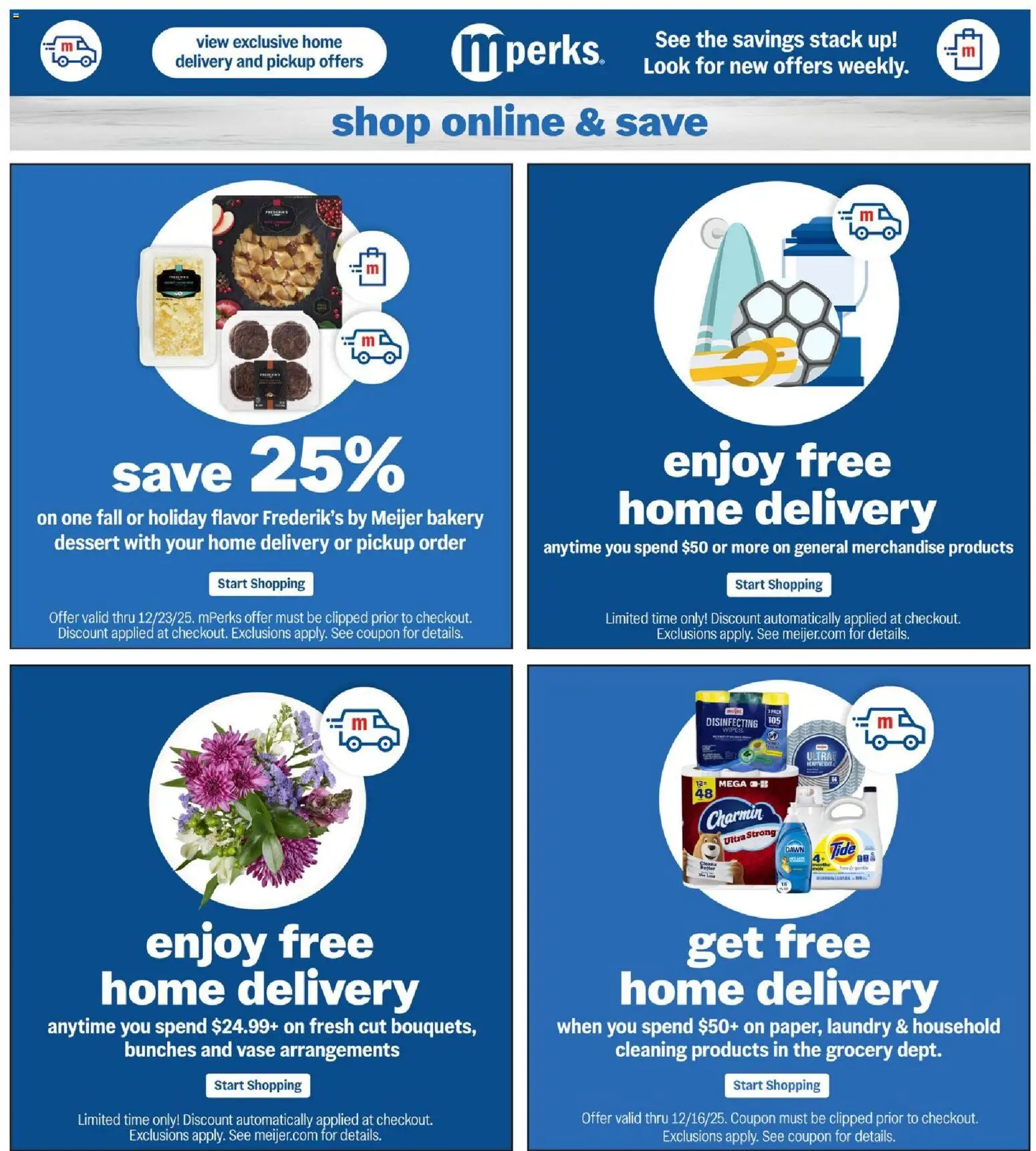 Meijer Weekly Ad - valid from 10.12.2025 | Page: 41 | Products: Bakery, Vase