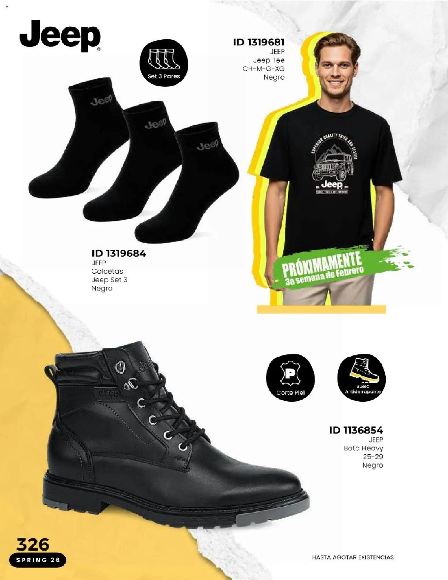 Nuevas ofertas de Price Shoes válidas en toda la República Mexicana desde el 15.02.2026. ¡Encuentra las mejores ofertas en Price Shoes catálogo ! | Página: 326 | Productos: Calcetas