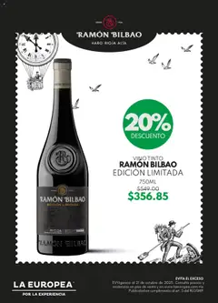 Vista previa de La Europea catálogo Ramón Bilbao, nuevo folleto de la tienda, válido en México a partir del 20.10.2025
