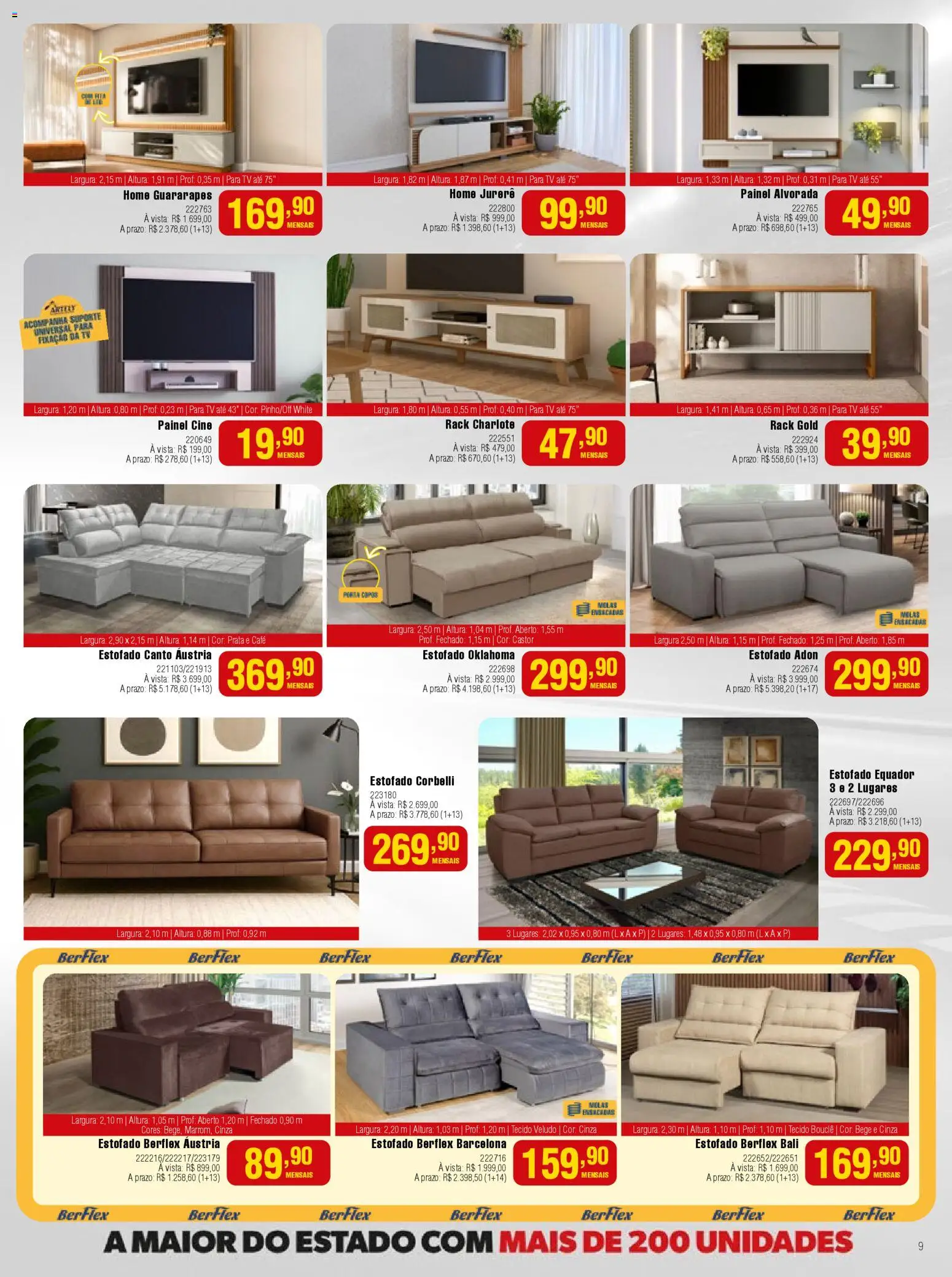 Berlanda Folheto - válido de 01.04.2026 | Página: 9 | Produtos: Velas, Café, Tv, Rack