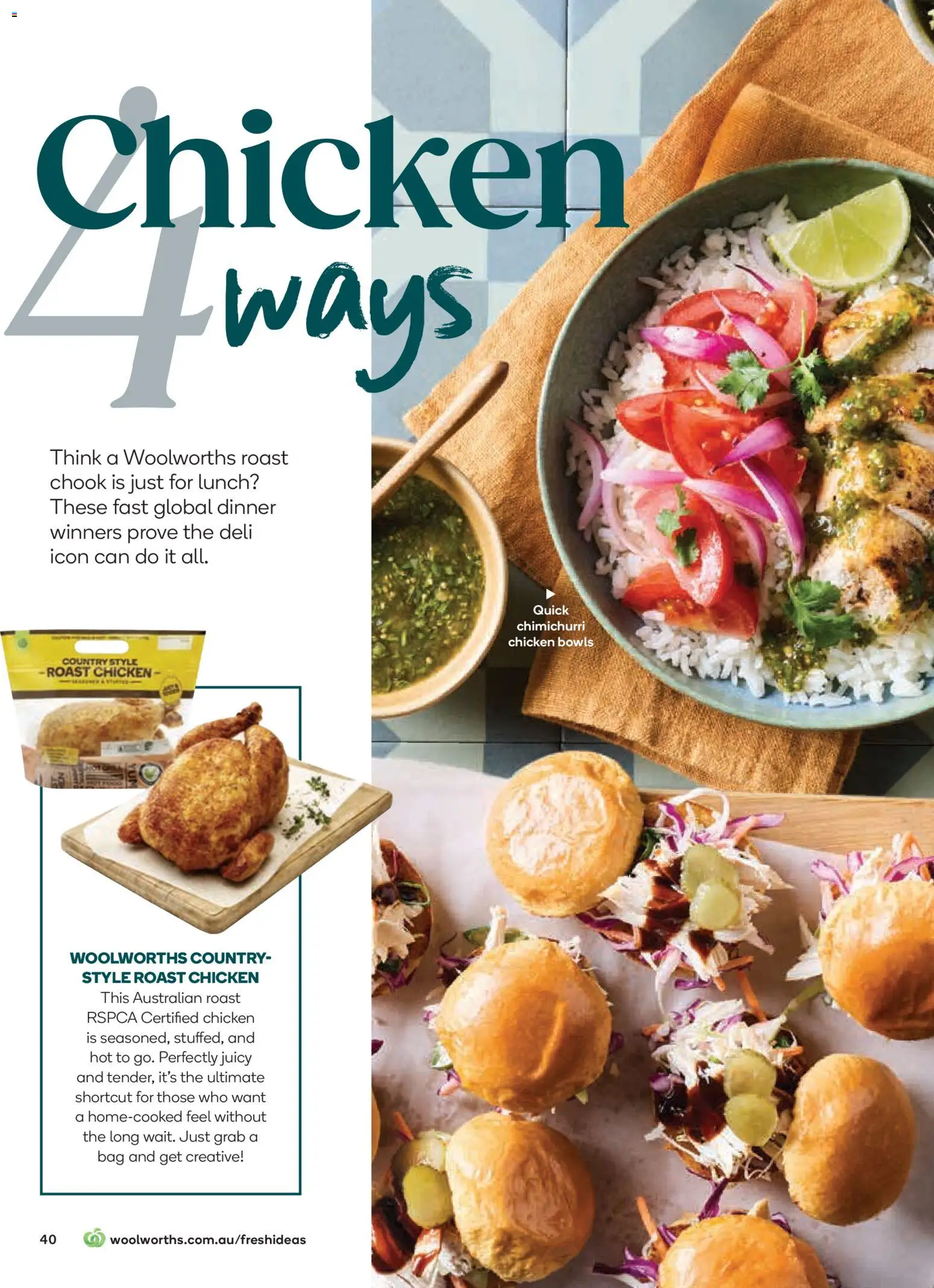 Woolworths catalogue - valid from 01.05.2026 | Page: 40 | Products: Chicken, Bag