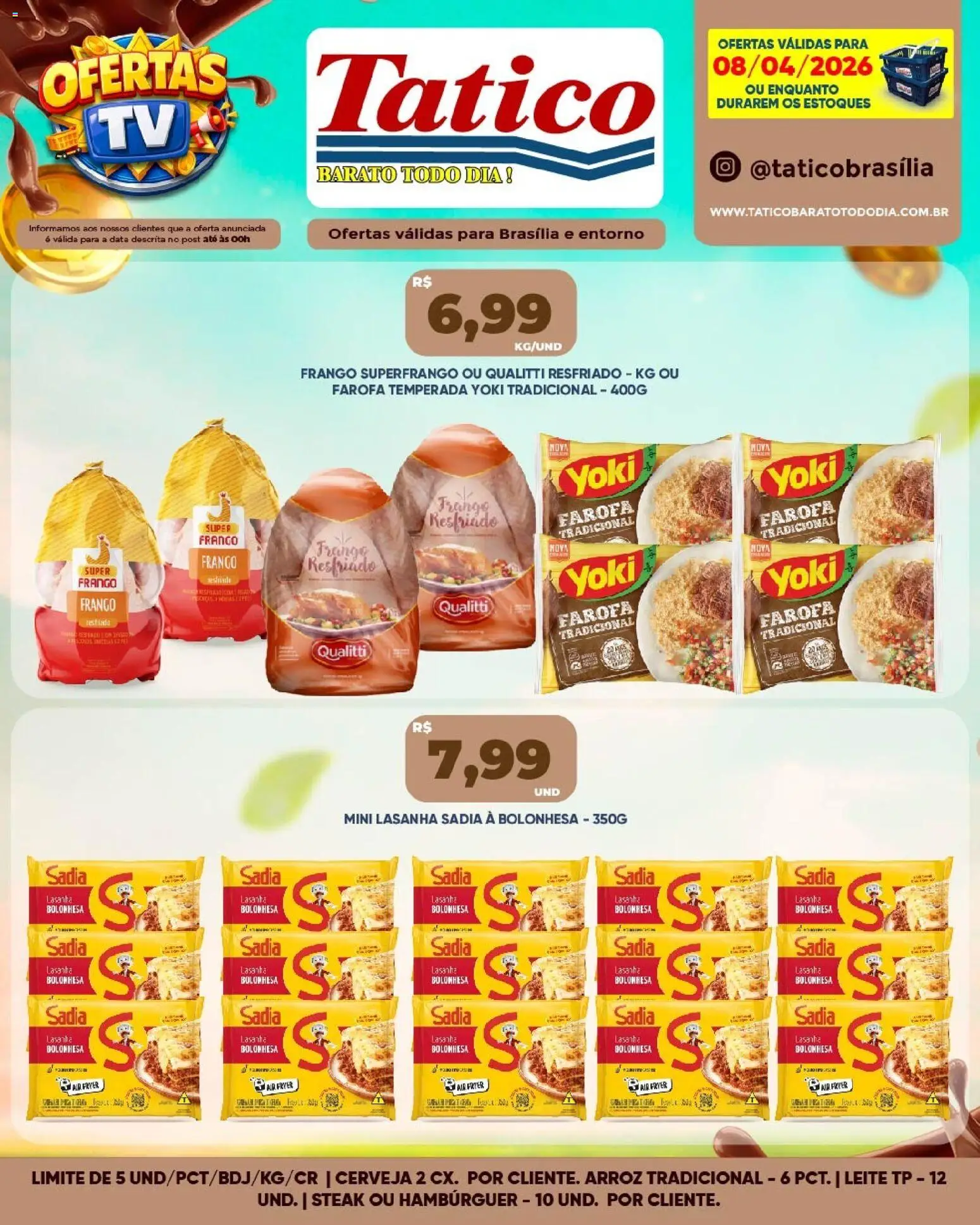 Tatico Folheto - válido de 09.04.2026 | Página: 41 | Produtos: Air fryer, Cerveja, Arroz, Farofa