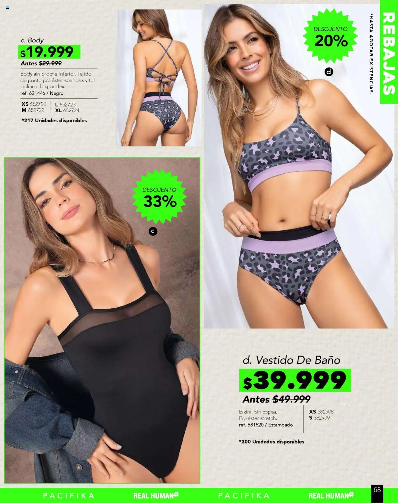 Pacifika revista - valida desde el 01.09.2025 | Página: 265 | Productos: Body, Baño, Vestido, Vestido de baño
