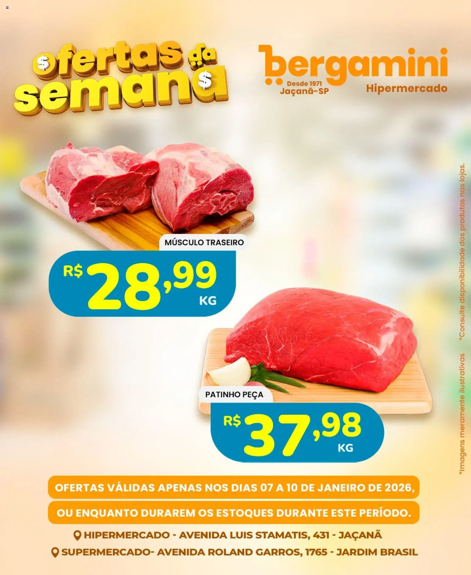 Supermercado Bergamini Folheto - válido de 07.01.2026 | Página: 1