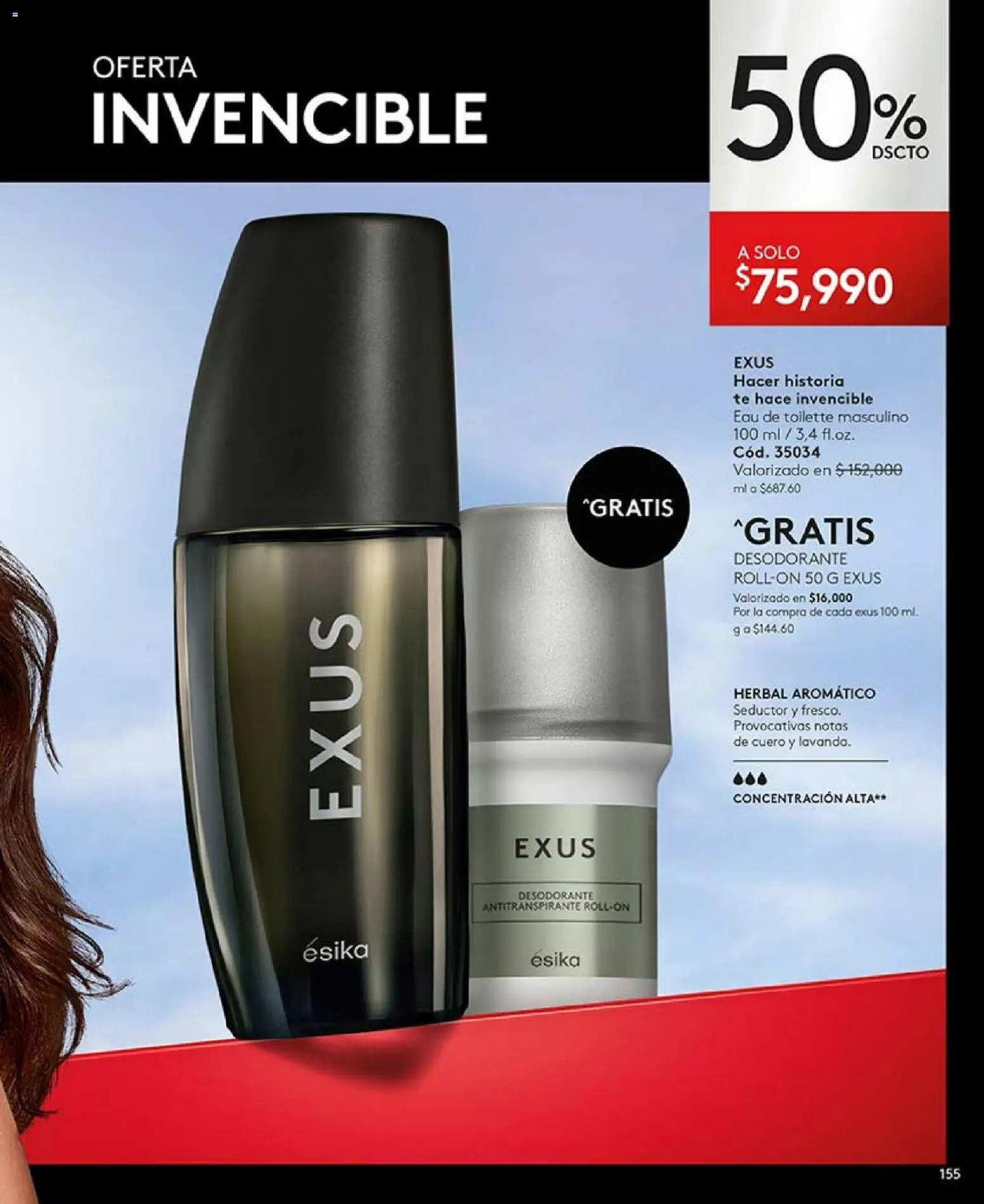 Ésika revista - valida desde el 30.01.2026 | Página: 152 | Productos: Té, Eau de toilette, Desodorante, Antitranspirante