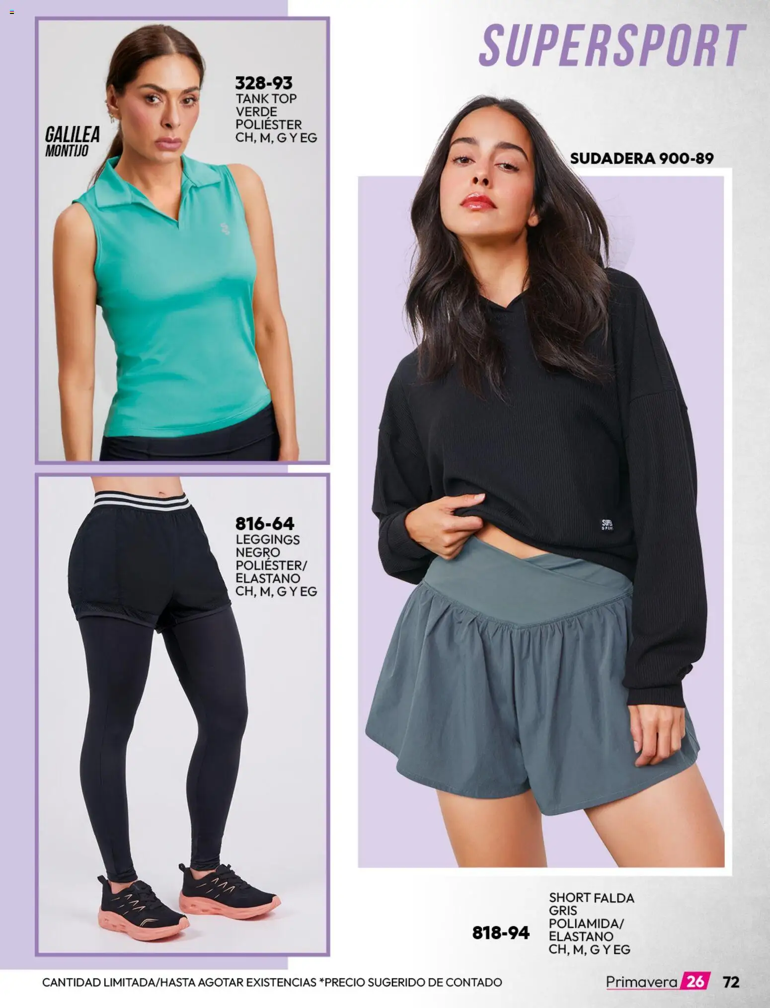 Nuevas ofertas de Cklass válidas en toda la República Mexicana desde el 02.01.2026. ¡Encuentra las mejores ofertas en Cklass catálogo Sportbrands! | Página: 85 | Productos: Leggings, Top, Falda, Short