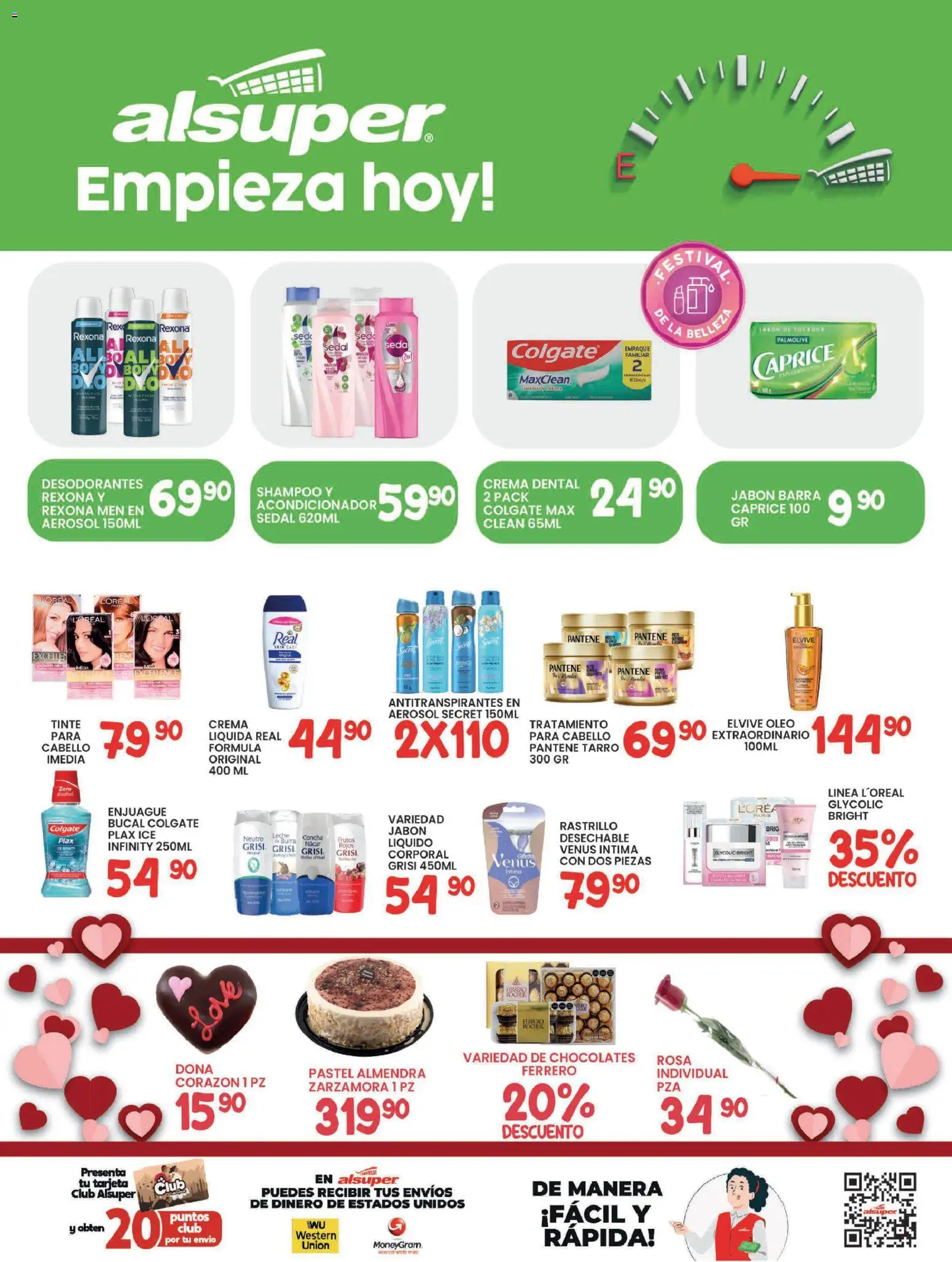 Nuevas ofertas de Alsuper válidas en toda la República Mexicana desde el 13.02.2026. ¡Encuentra las mejores ofertas en Alsuper folleto Chihuahua-Estado! | Página: 8 | Productos: Crema, Rastrillo, Pastel, Chocolate