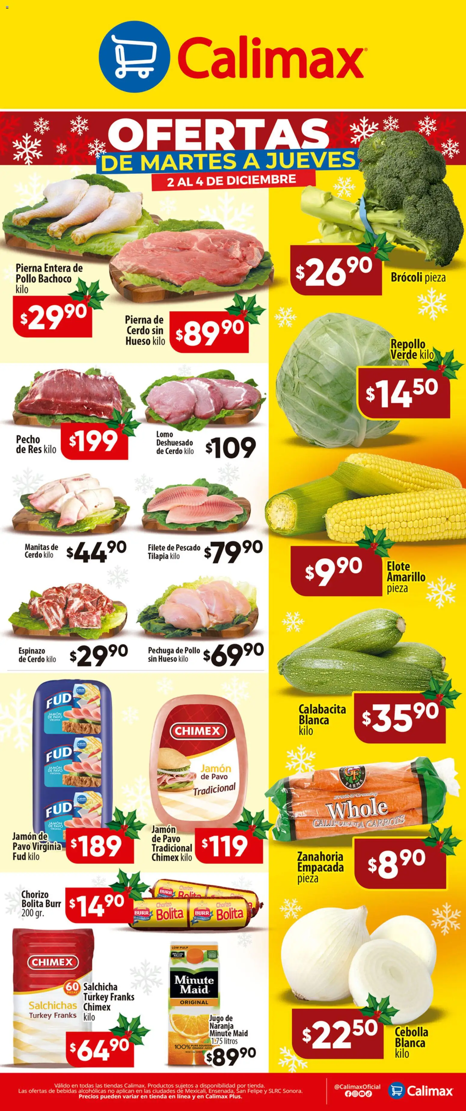 Nuevas ofertas de Calimax válidas en toda la República Mexicana desde el 02.12.2025. ¡Encuentra las mejores ofertas en Calimax folleto! | Página: 1