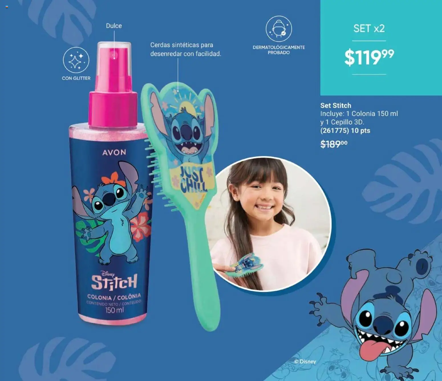 Nuevas ofertas de AVON válidas en toda la República Mexicana desde el 08.05.2026. ¡Encuentra las mejores ofertas en AVON Casa & Estilo 8 2026! | Página: 163 | Productos: Cepillo, Glitter