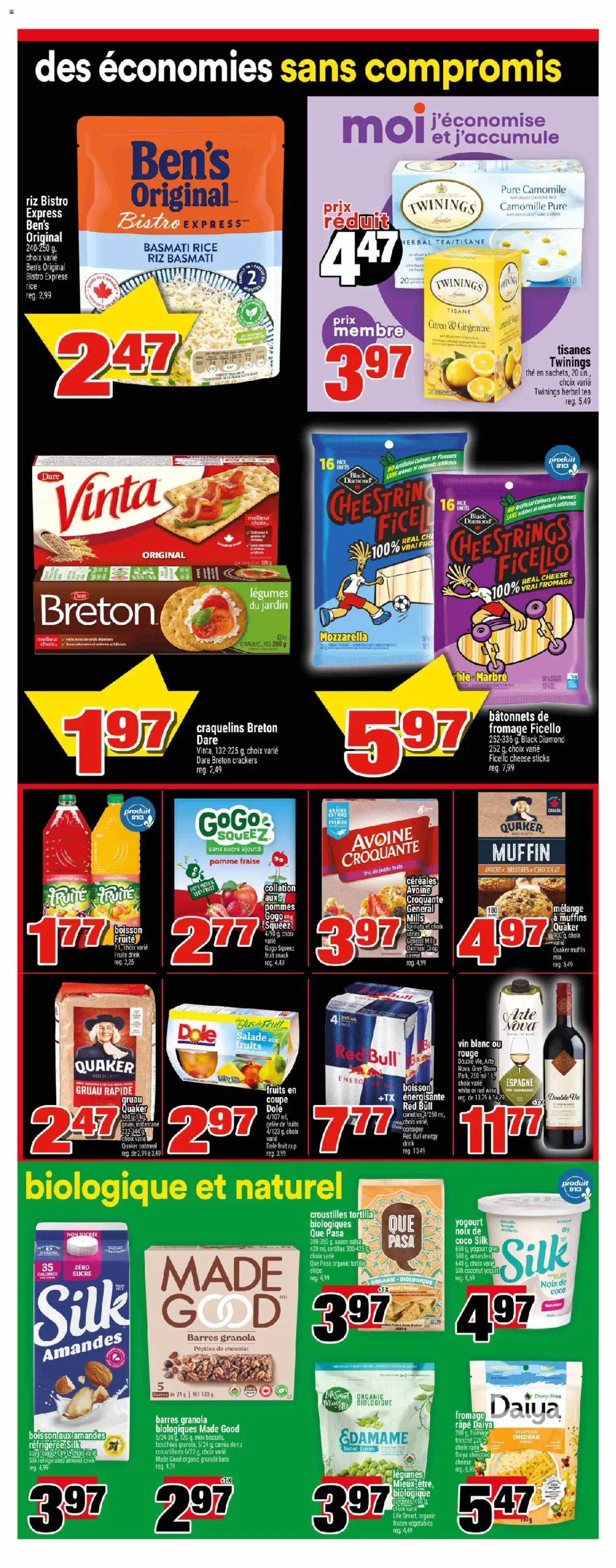 Super C flyer valid from 16.10.2025 | Page: 8 | Products: Rice, Cheese, Yogurt, Wine