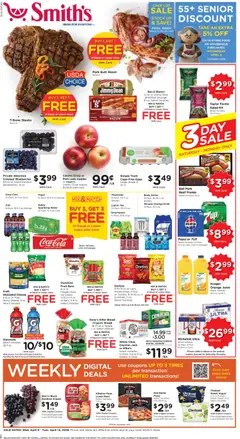 Preview of Smith's weekly ads valid from 08.04.2026