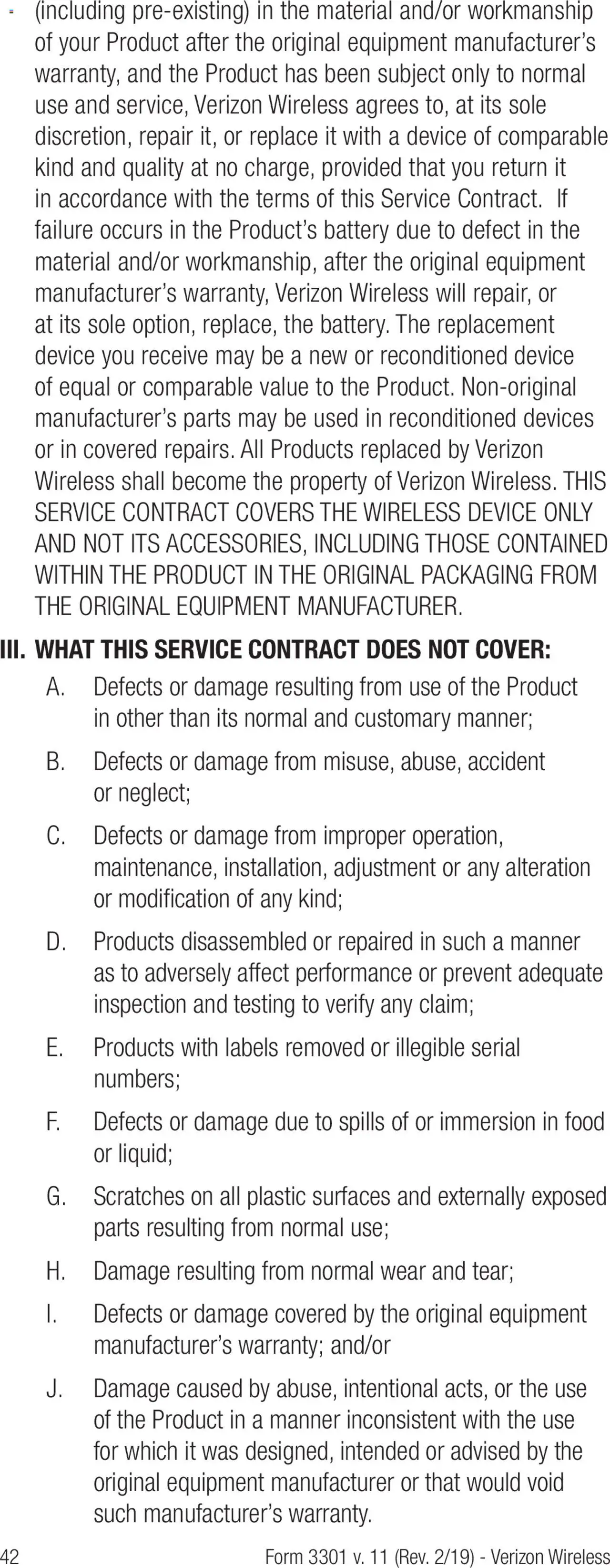Verizon Total Mobile Protection: For New York customers only - valid from 13.03.2025 | Page: 42 | Products: Battery