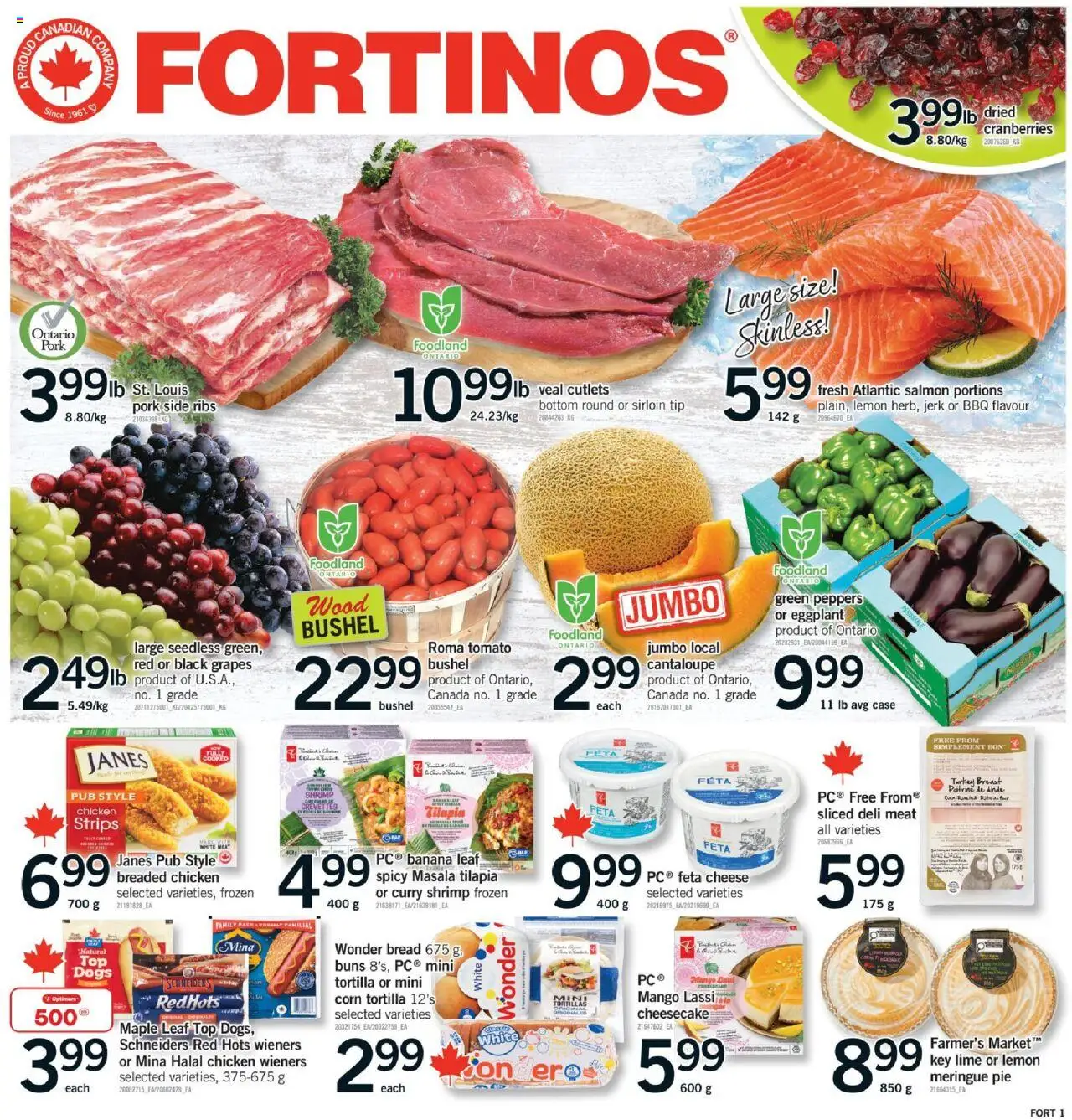 Fortinos flyer valid from 14.08.2025 | Page: 1